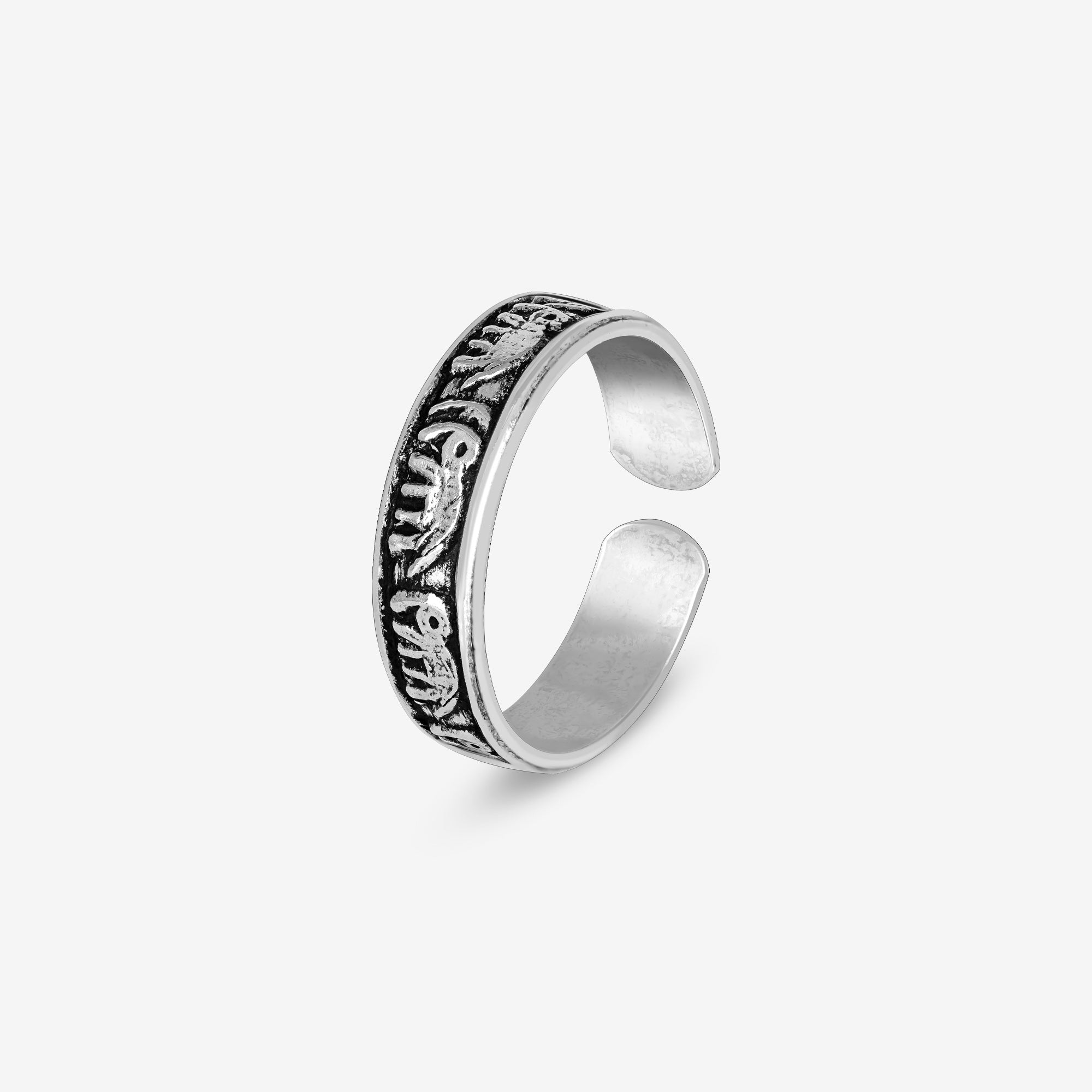 silver toe ring