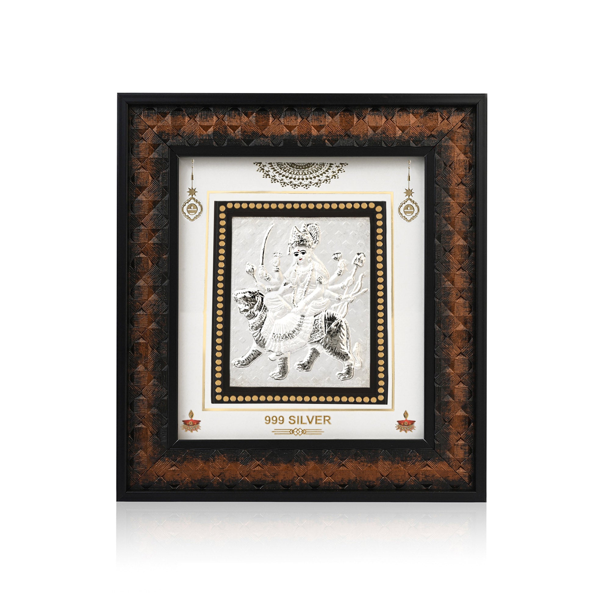 999 Silver Ambe Mata Frame