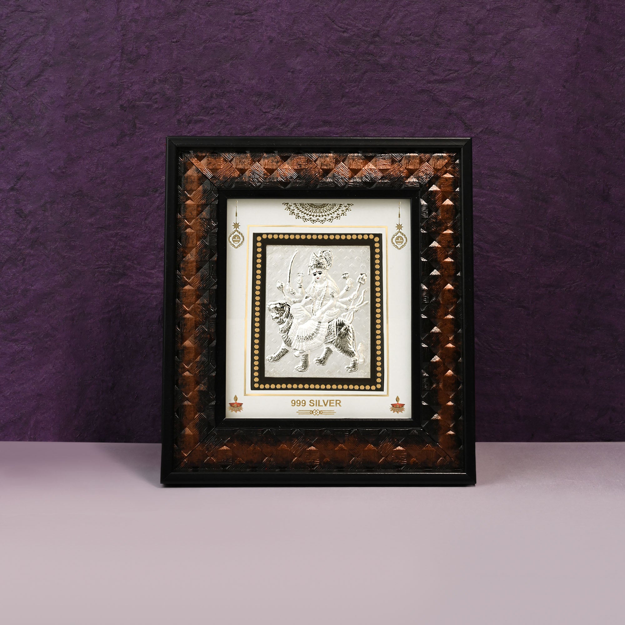 999 Silver Ambe Mata Frame