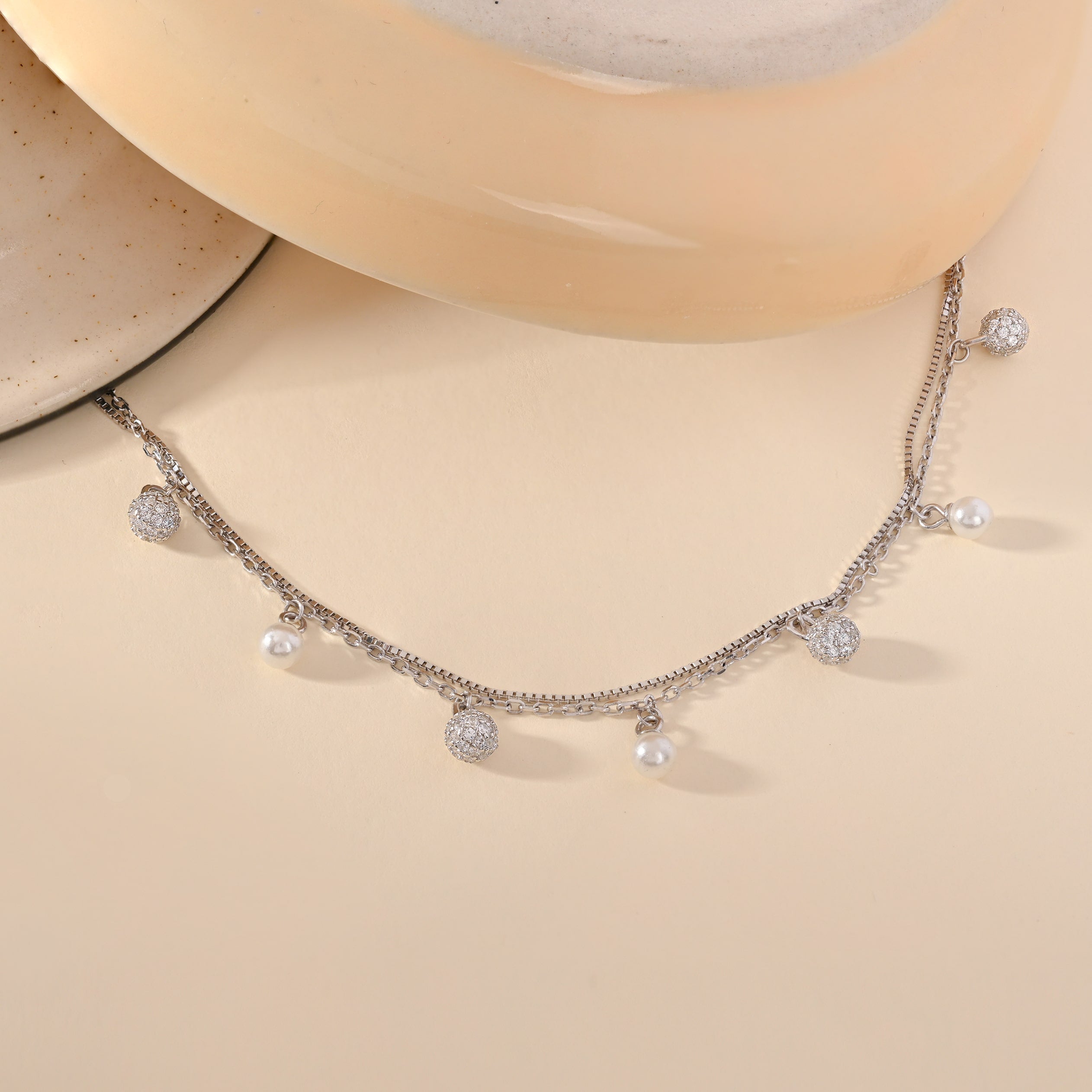Double Layered Charm Bracelet