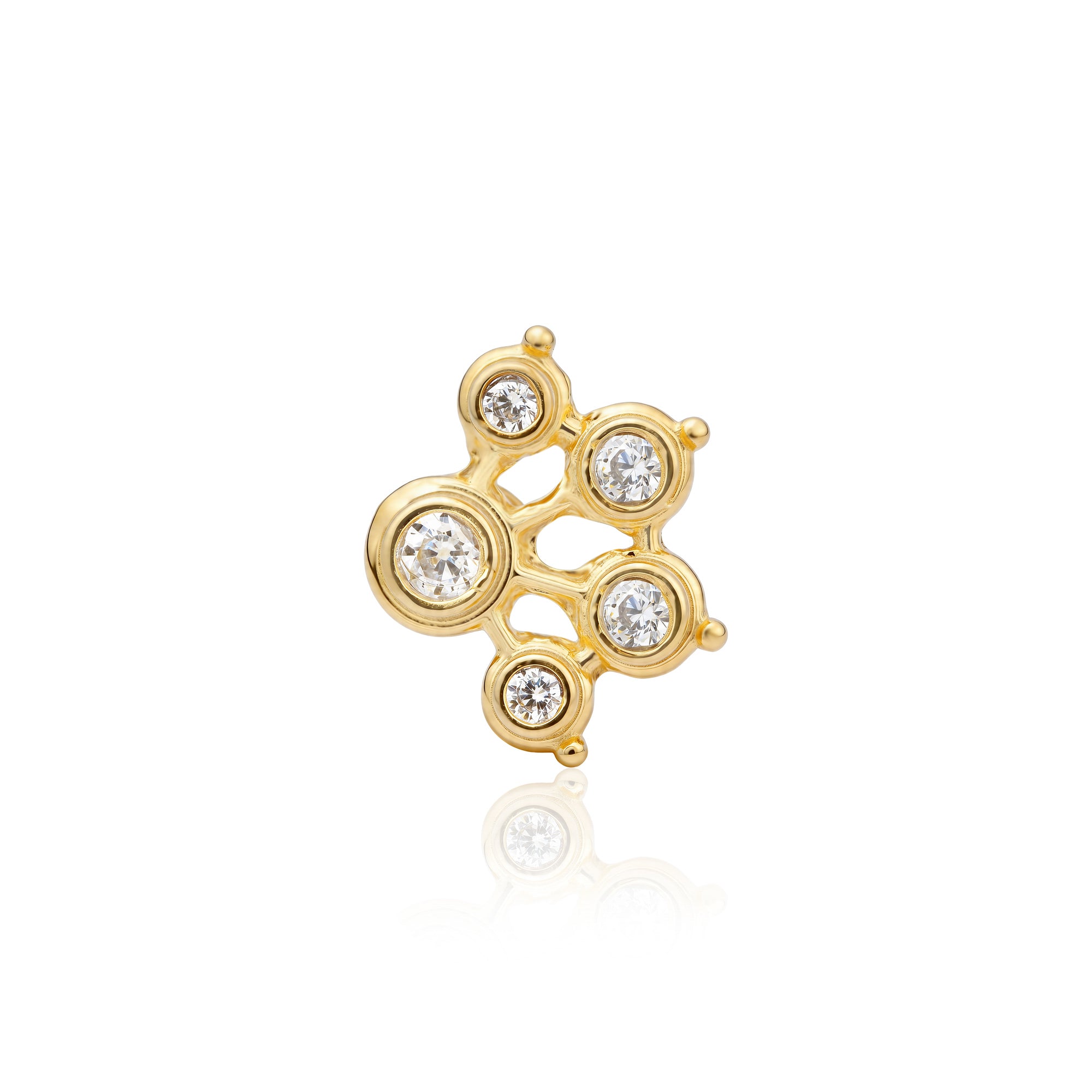 Cluster Bloom Nose Pin