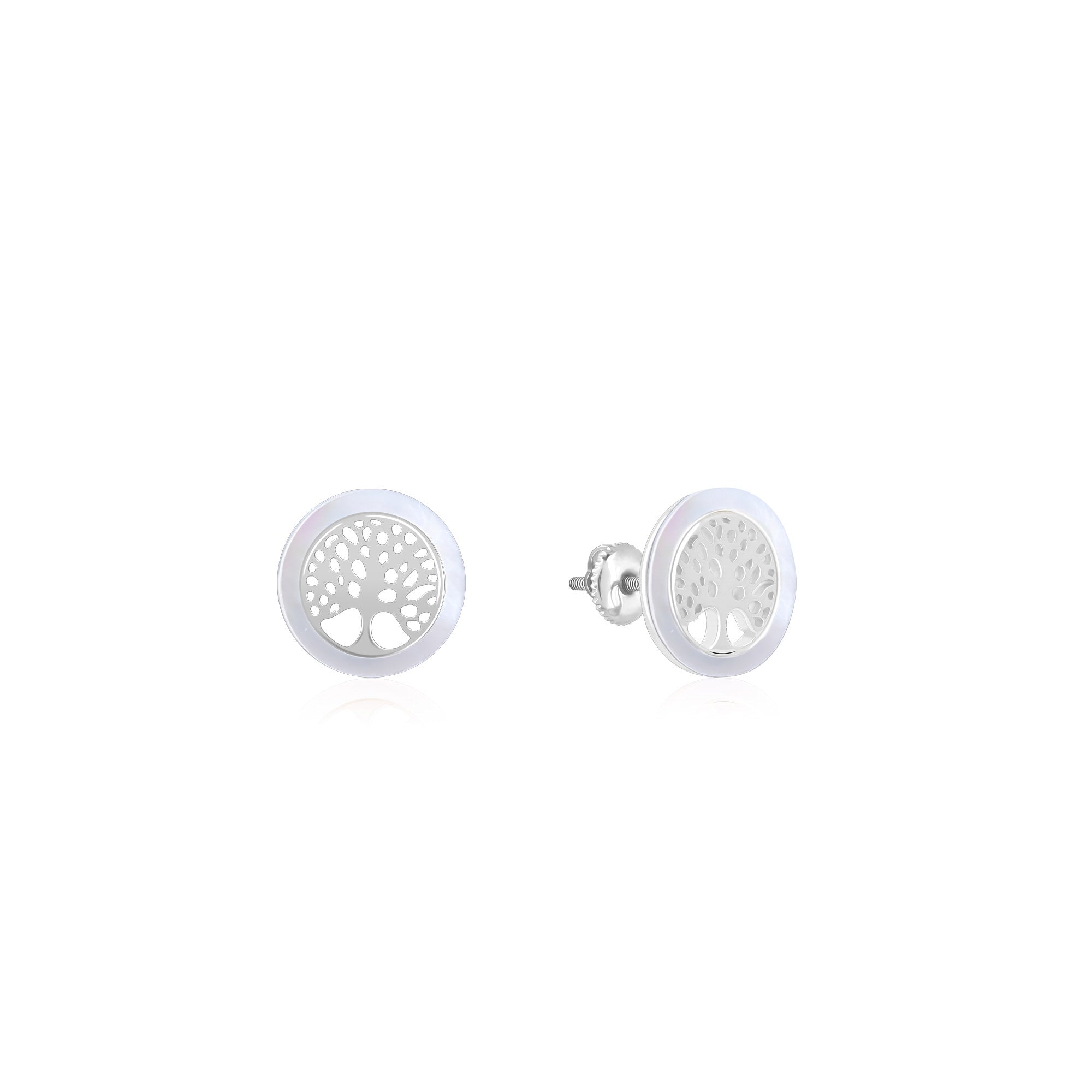Tree of Life Silver Studs