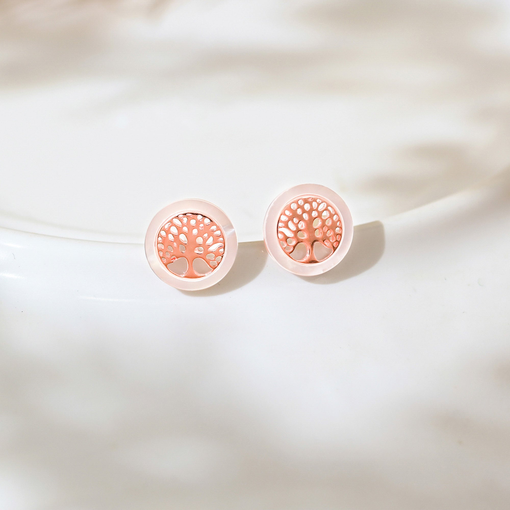 Tree of Life Silver Studs