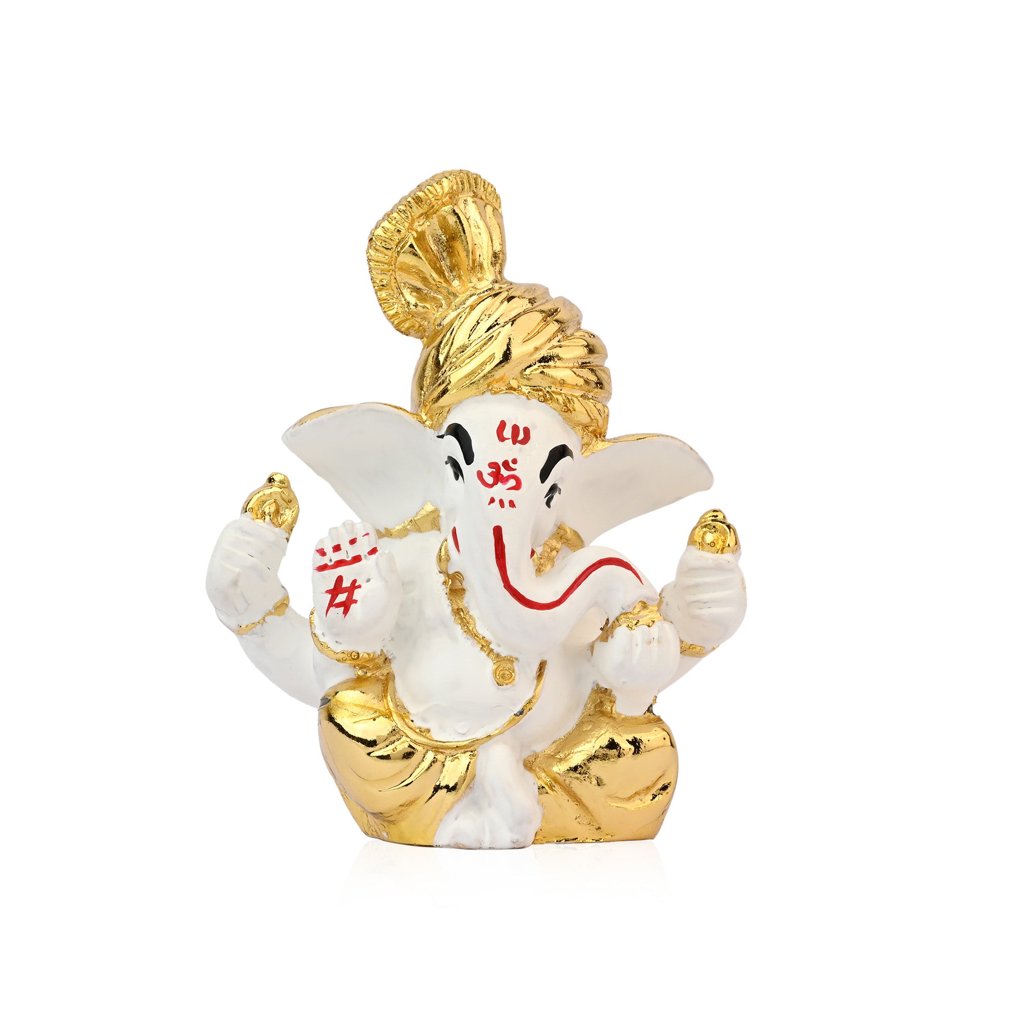 999 Silver Plated Ganesha Idol