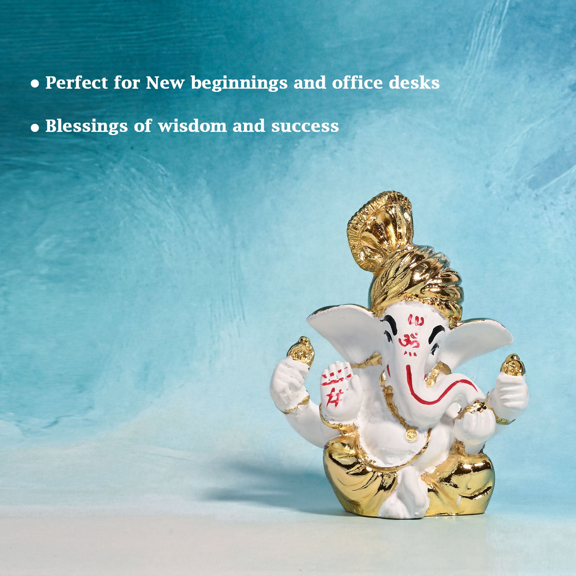 999 Silver Plated Ganesha Idol