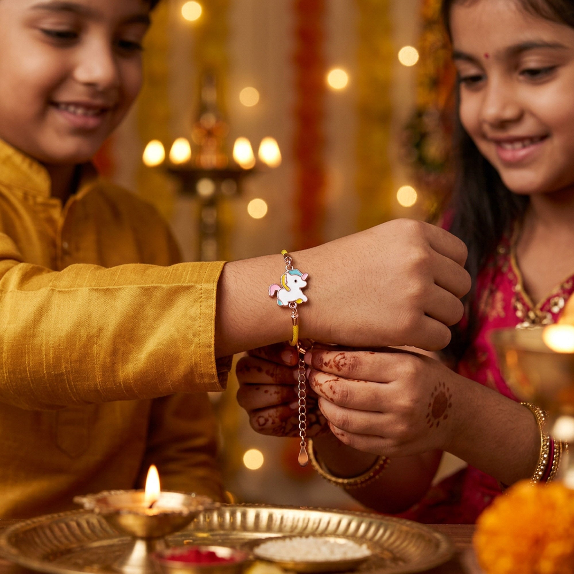 Magic Unicorn Kids Rakhi