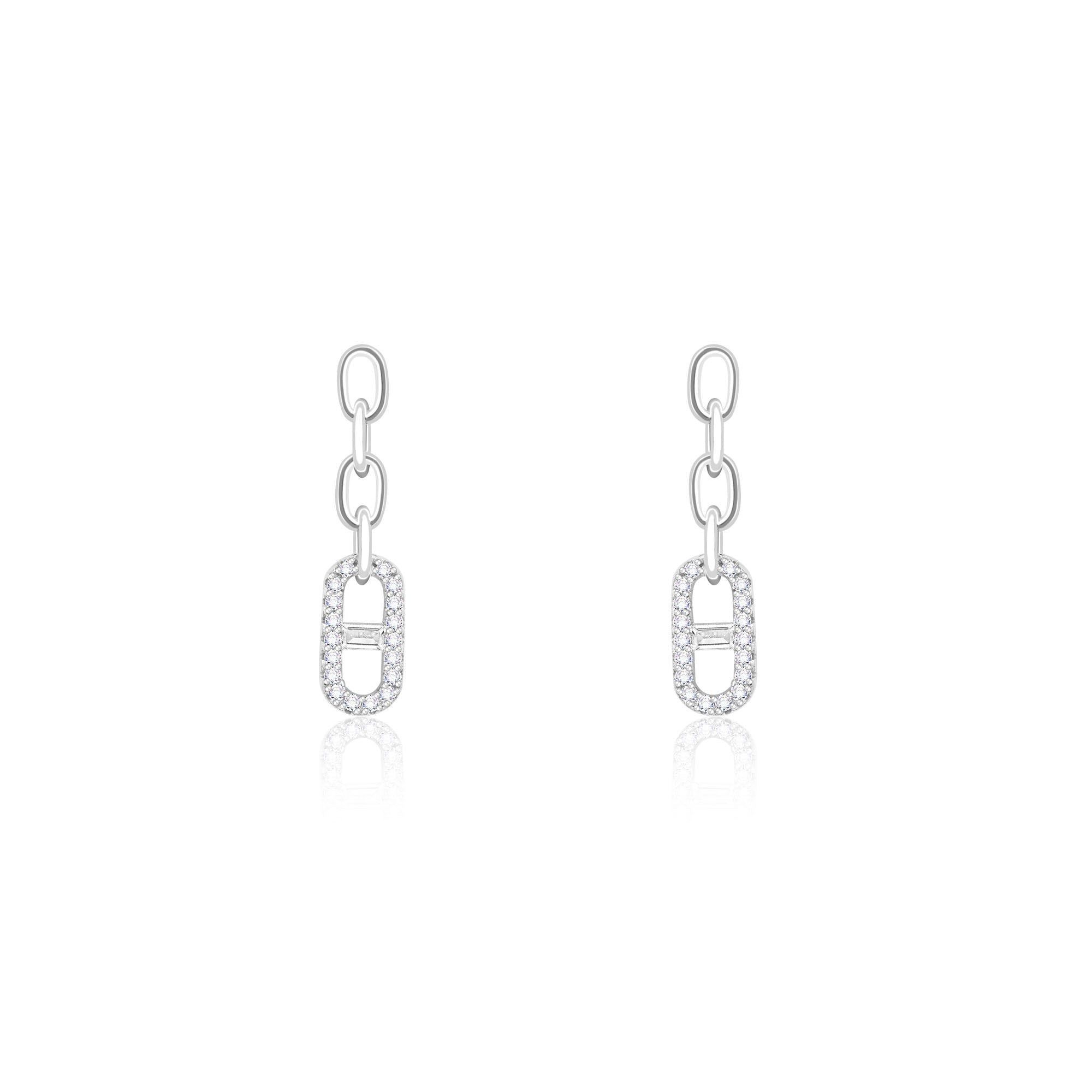 Interlinked Drop Earrings