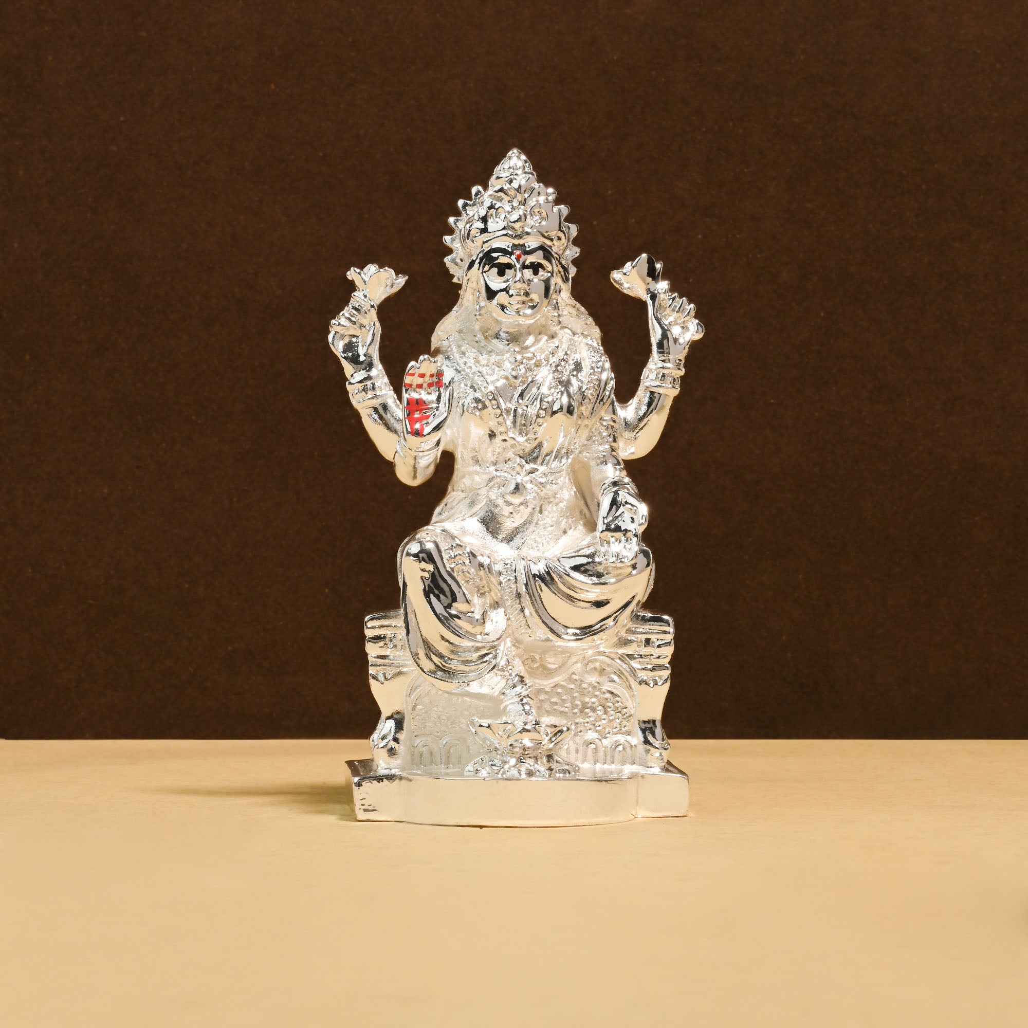 999 Silver Plated Laxmi Idol