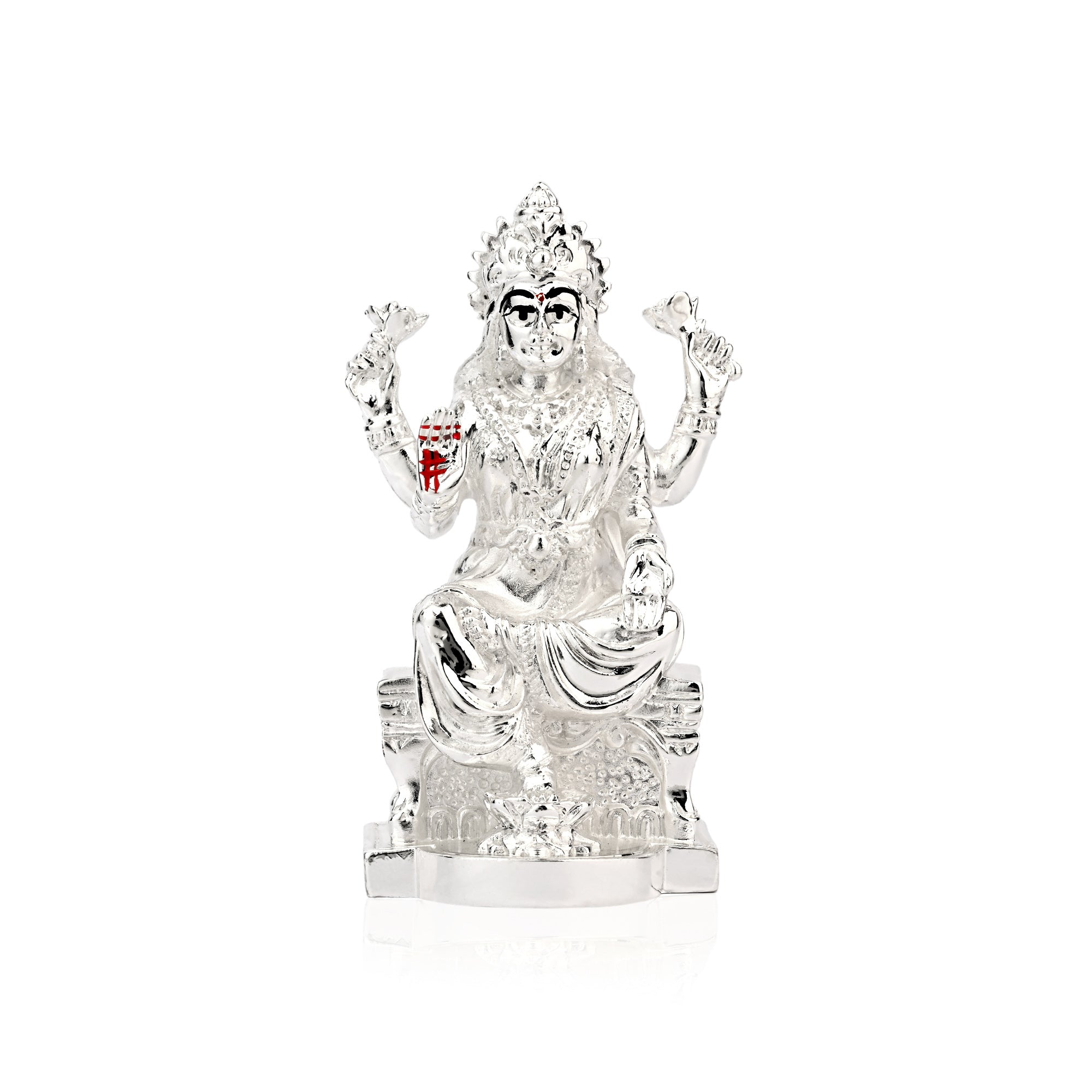 999 Silver Plated Laxmi Idol
