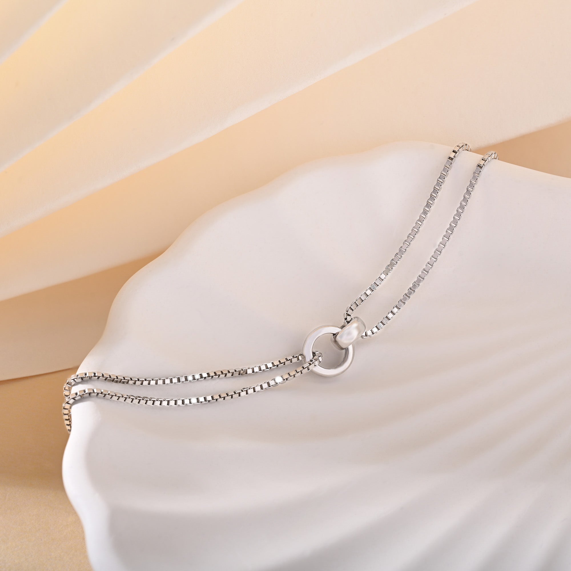 Circular Double Chain Bracelet