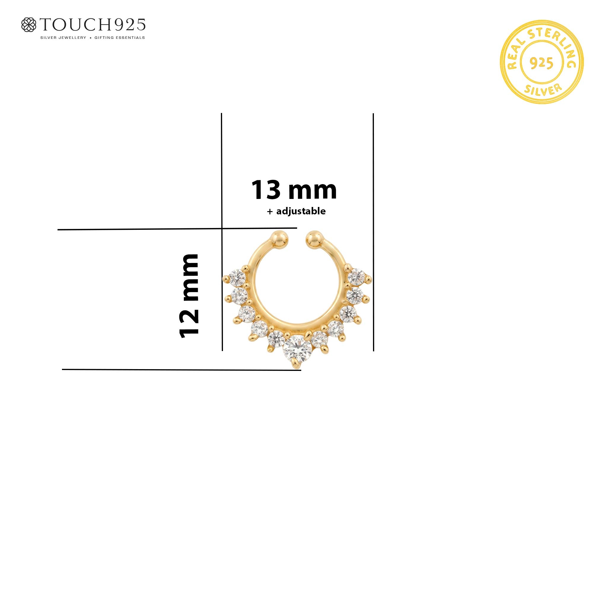 Hoop Silver Septum Ring