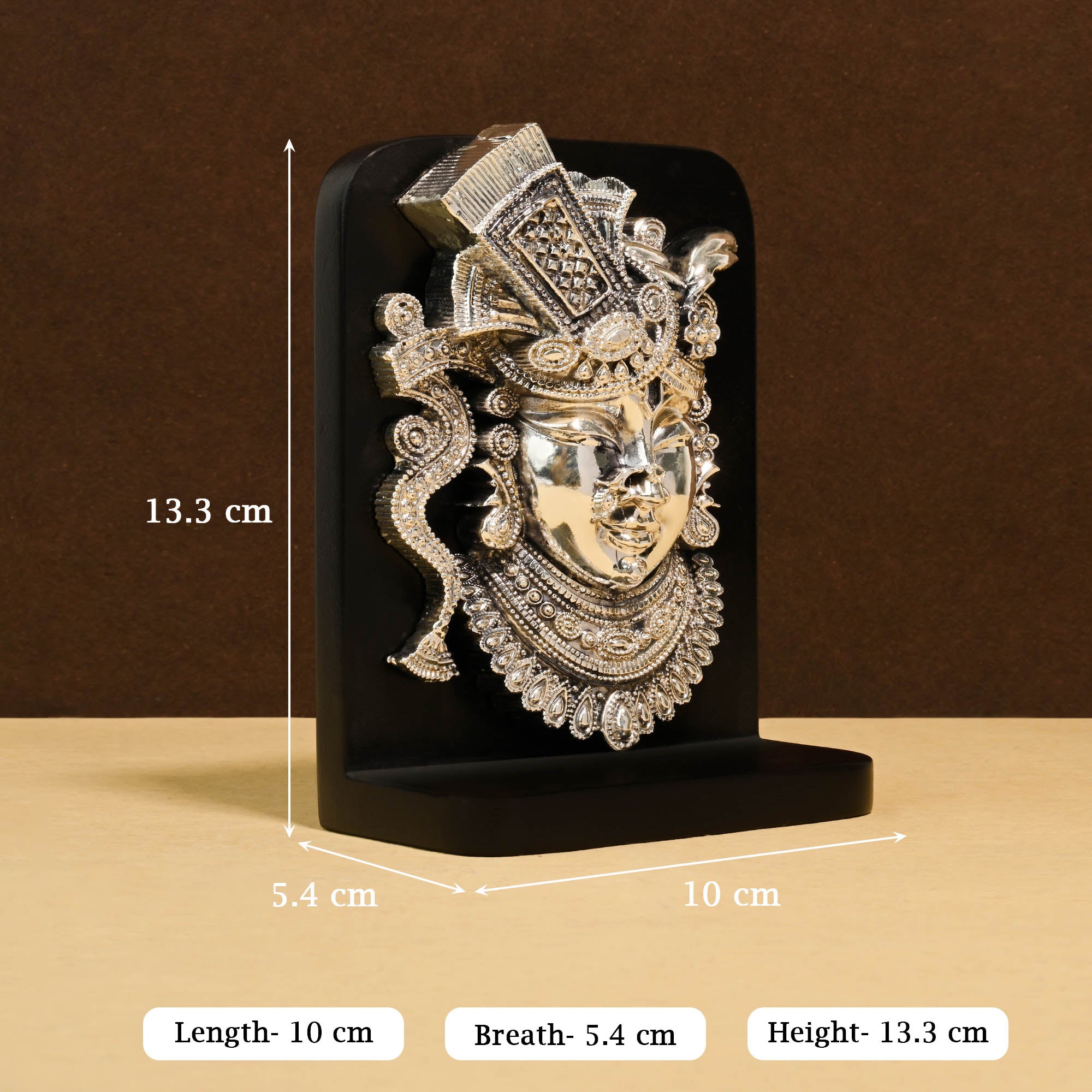 999 Silver Plated Shrinathji Frame