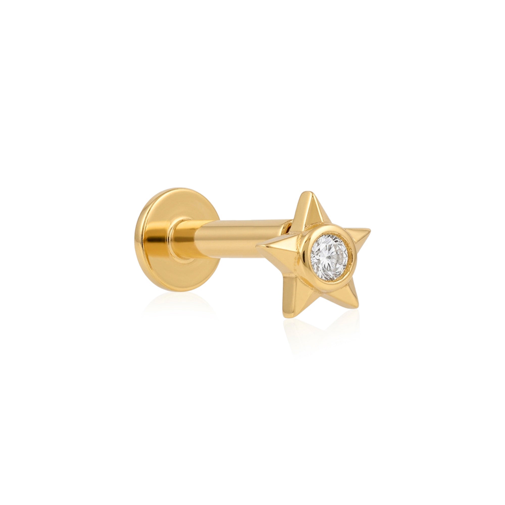 Celestial Star Silver Nose Pin