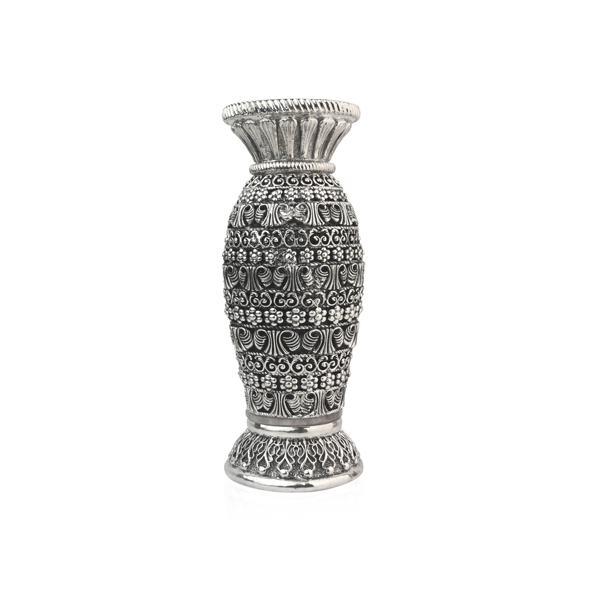 999 Silver Plated Antique Vase