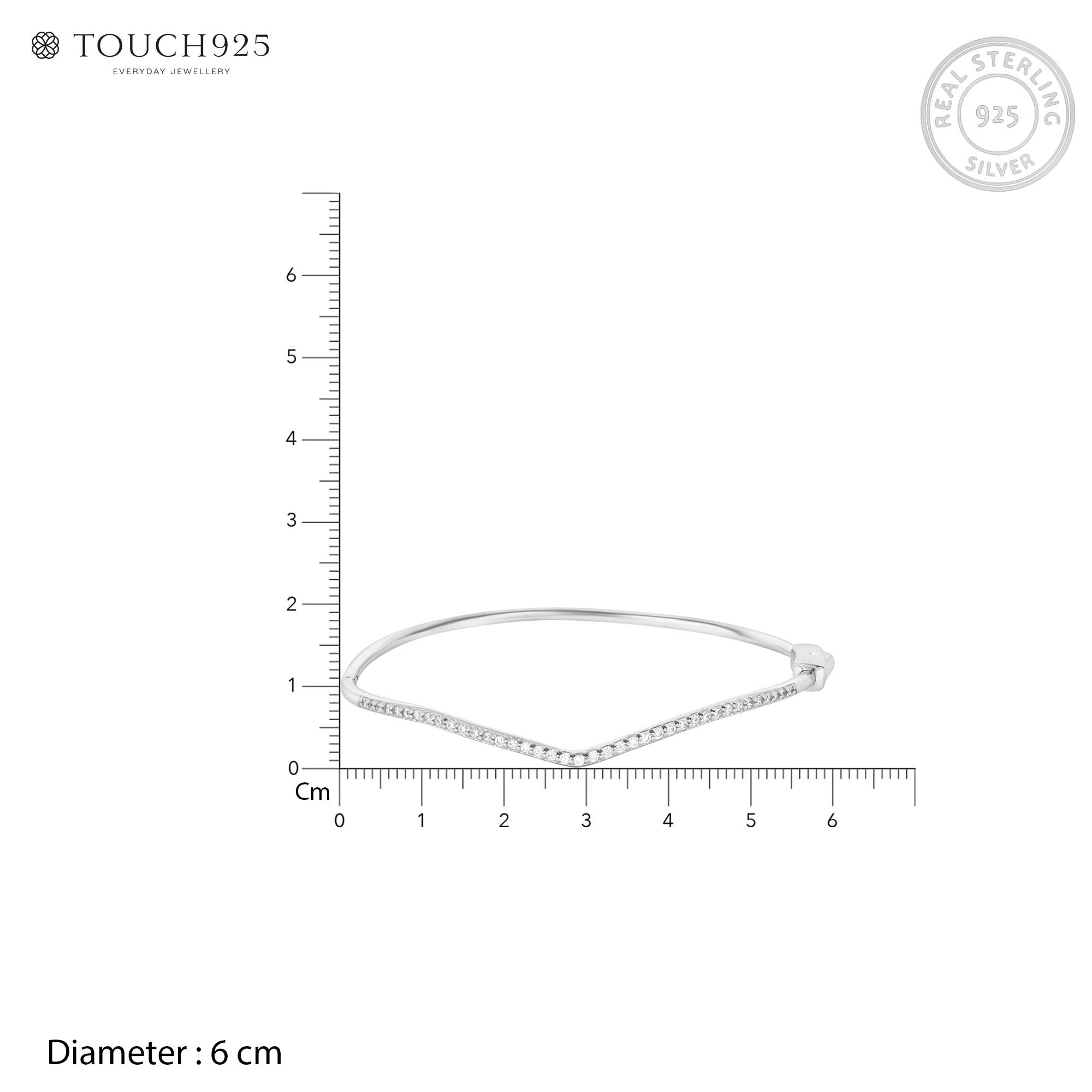 Diadem Crest Silver Kada