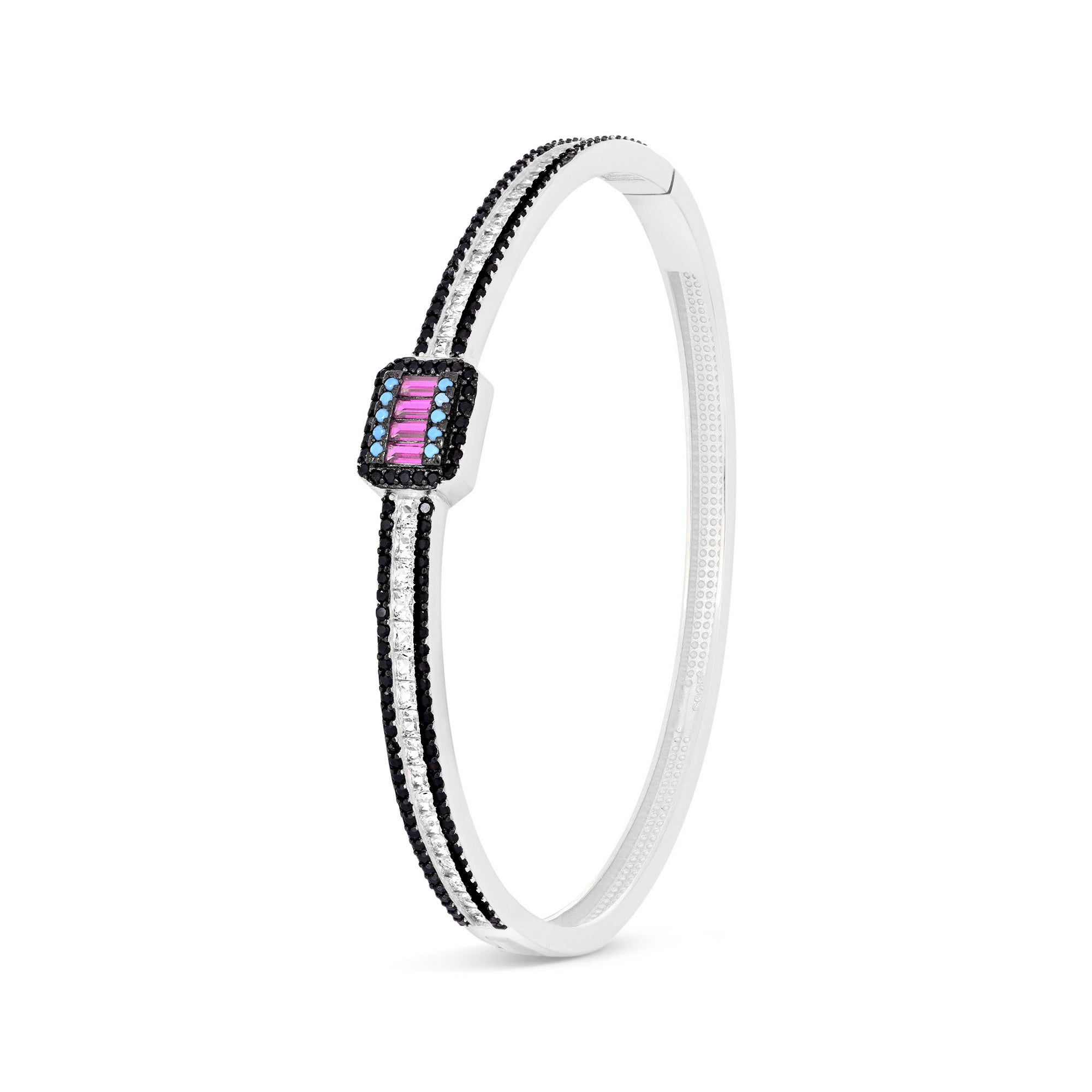 Prism Charm Silver Kada