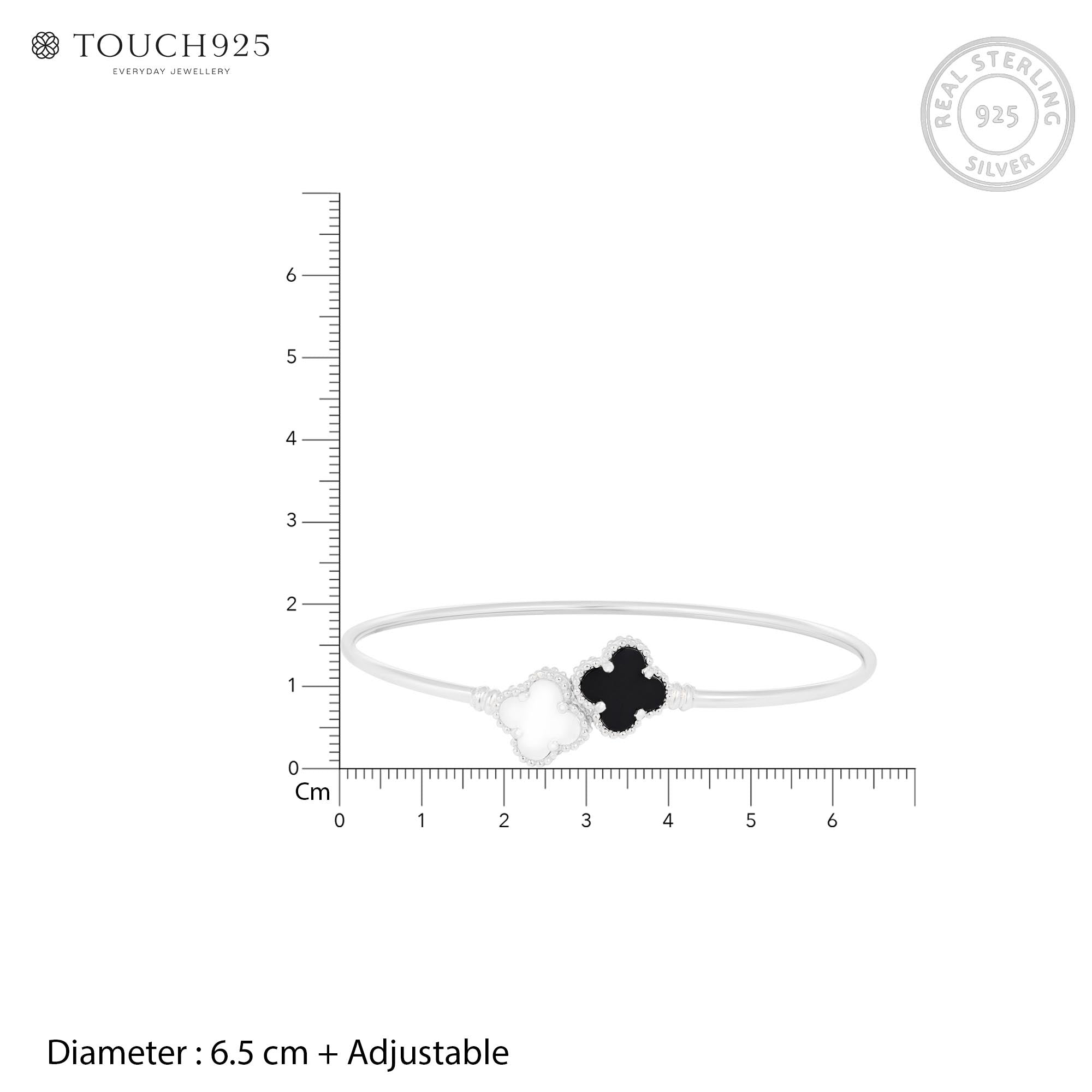 Clover Muse Silver Kada