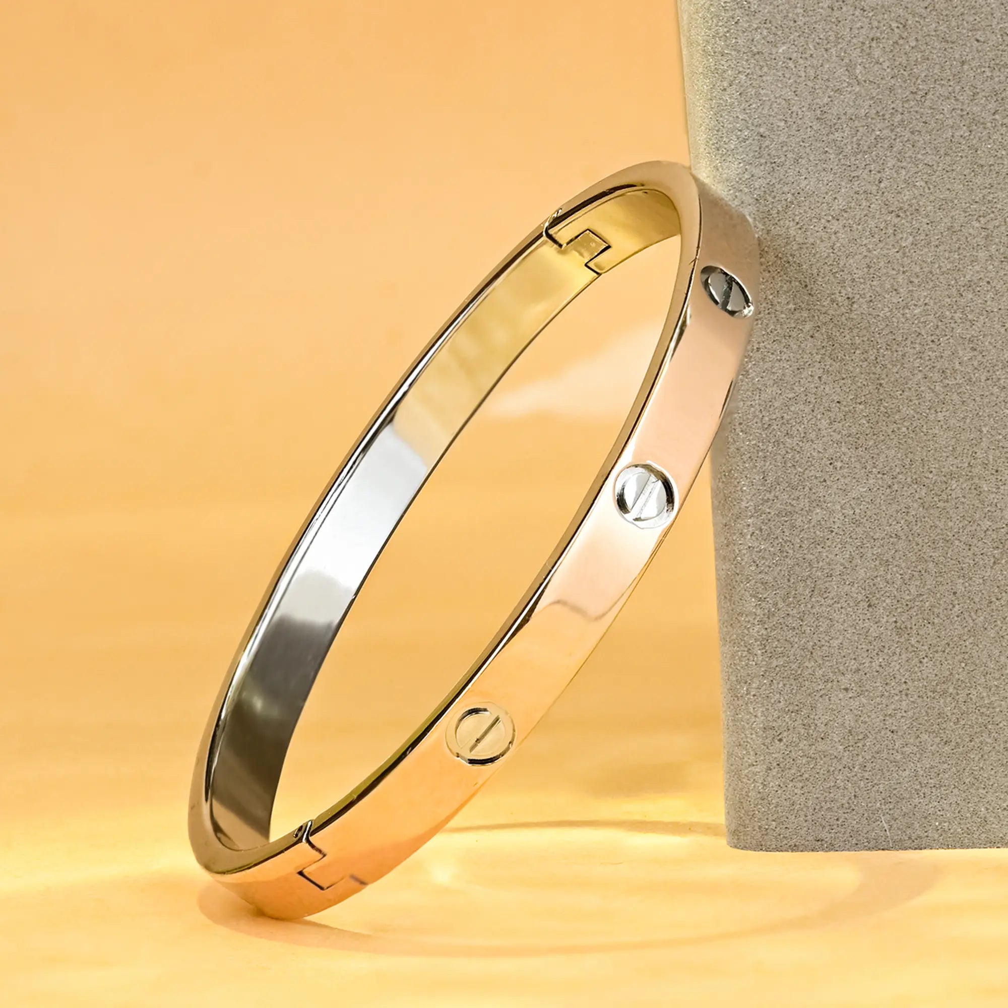 silver kada for men