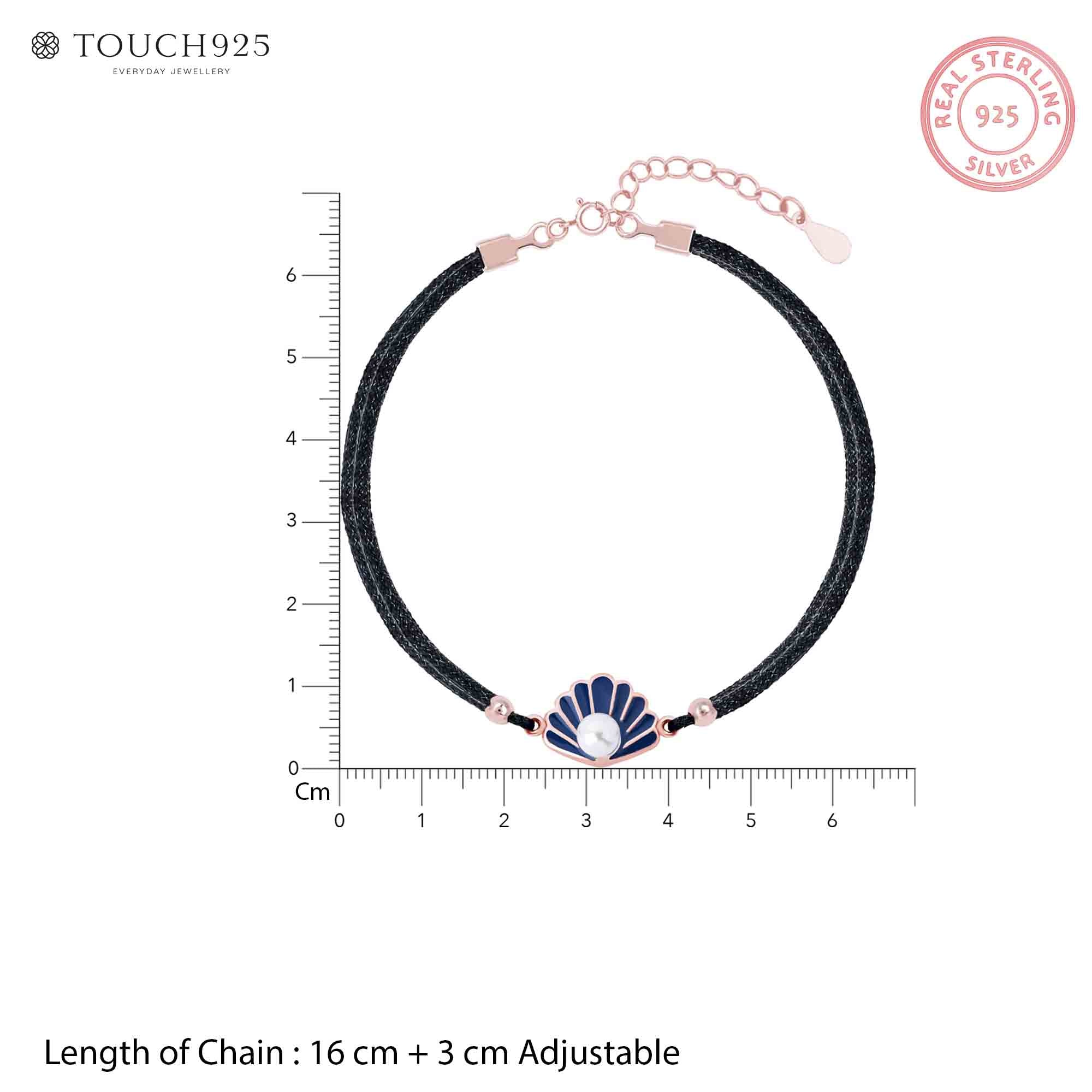 Shell Charm Silver Bracelet