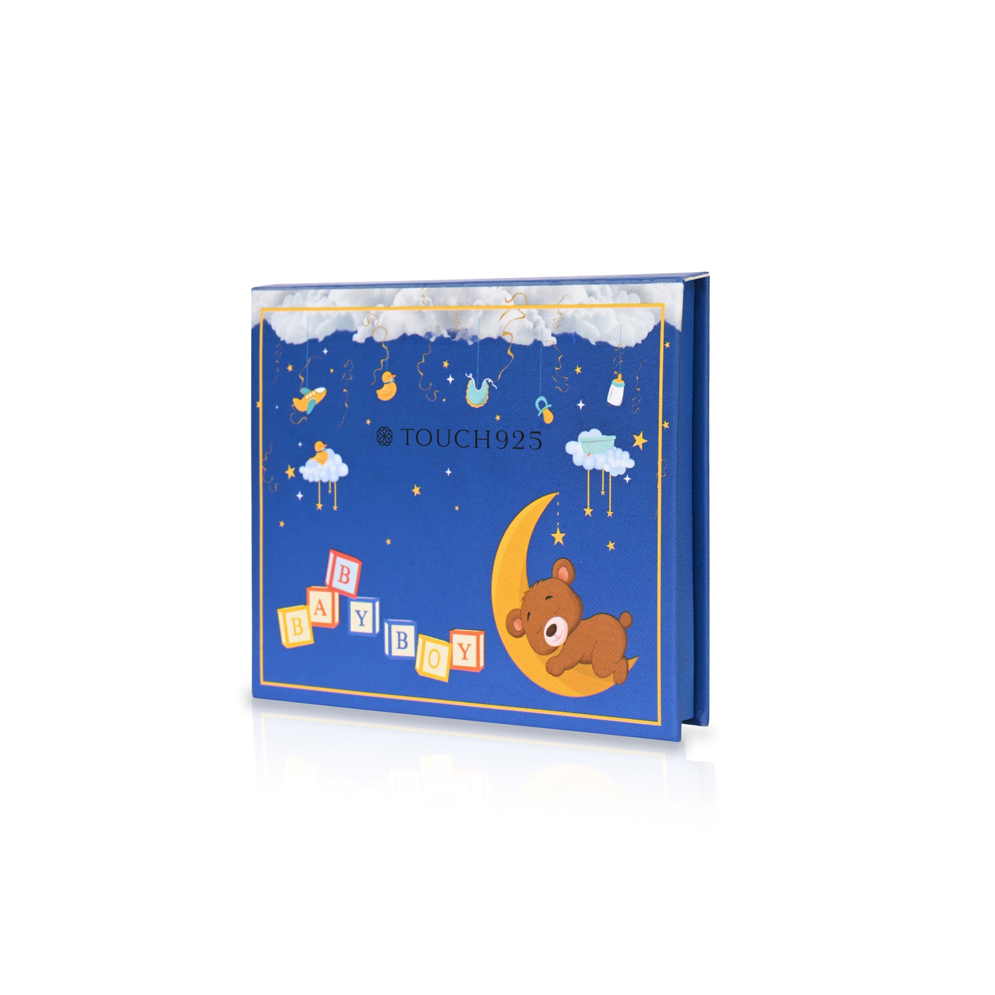 999 Silver Baby Boy Coin Box