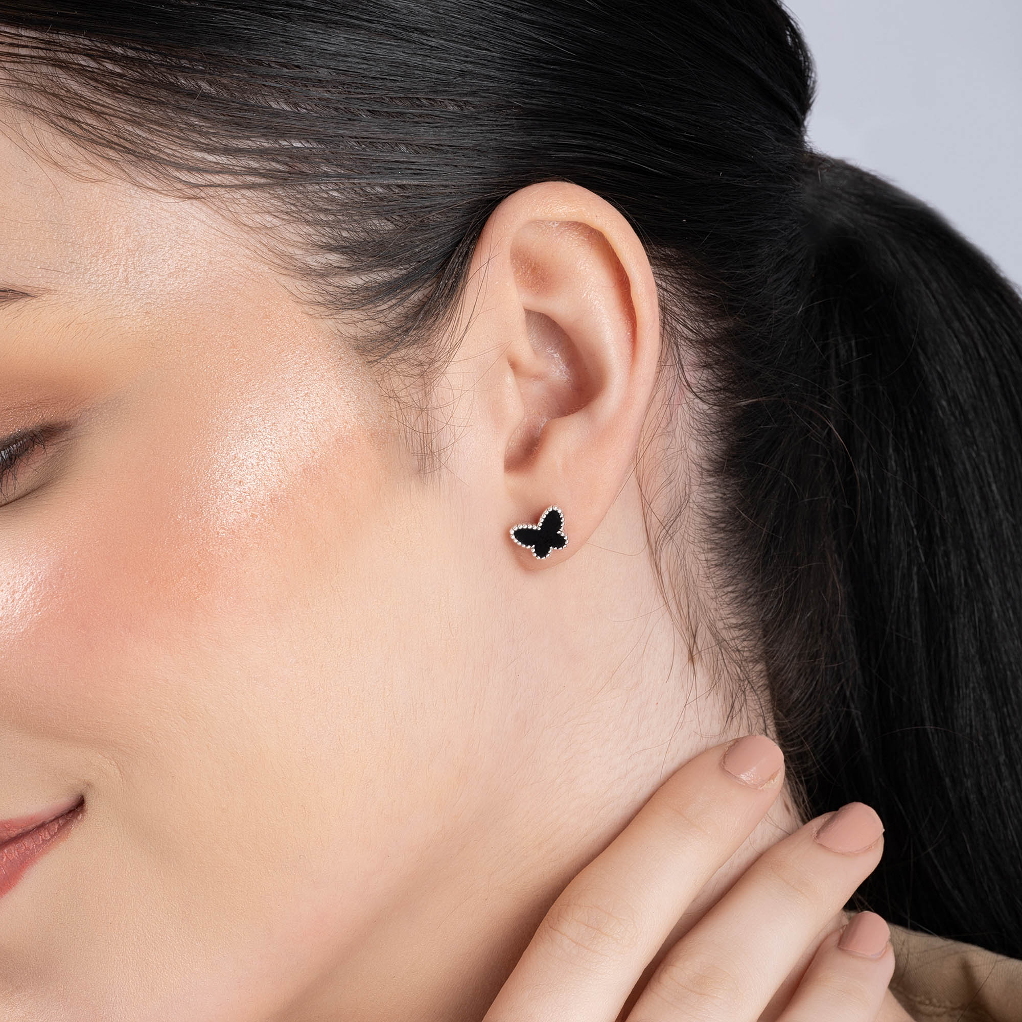 Flutter Frame Stud Earrings