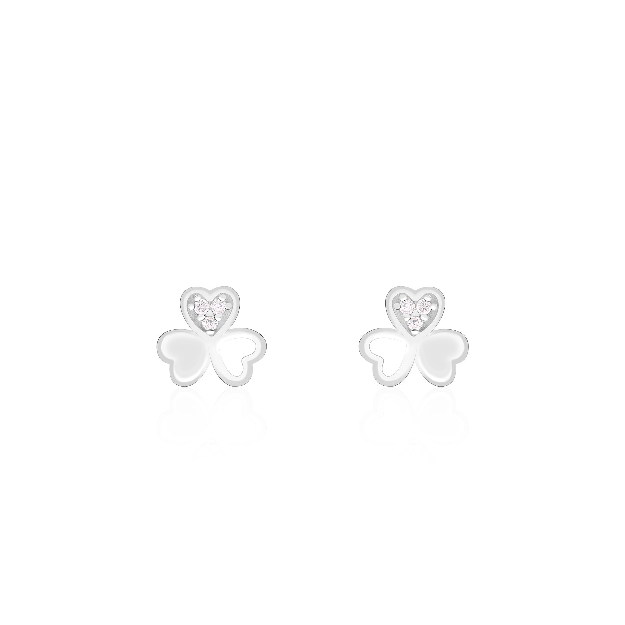 Triple Heart Earrings