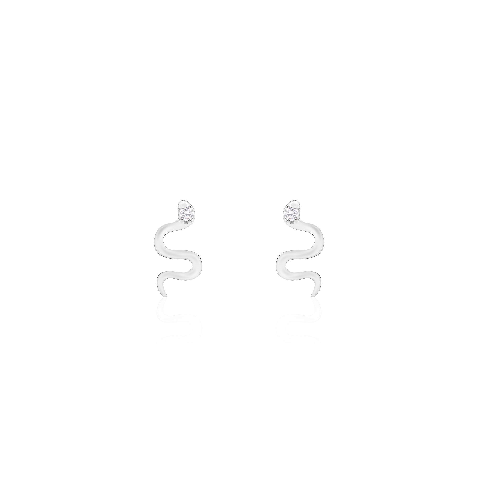 Sleek Snake Earrings