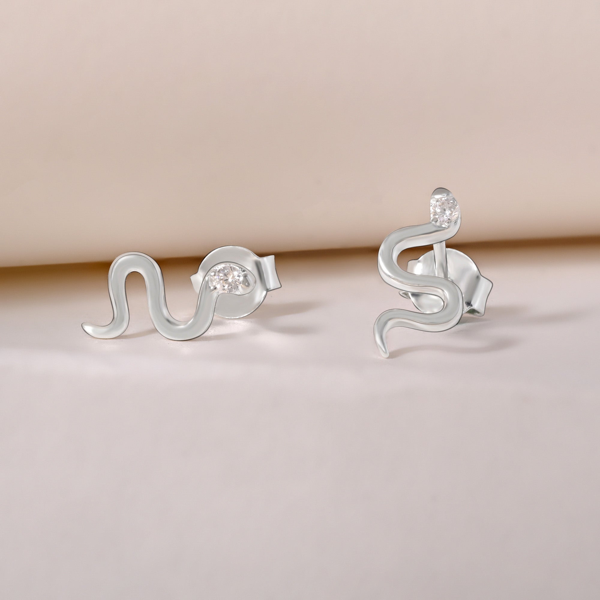 Sleek Snake Earrings
