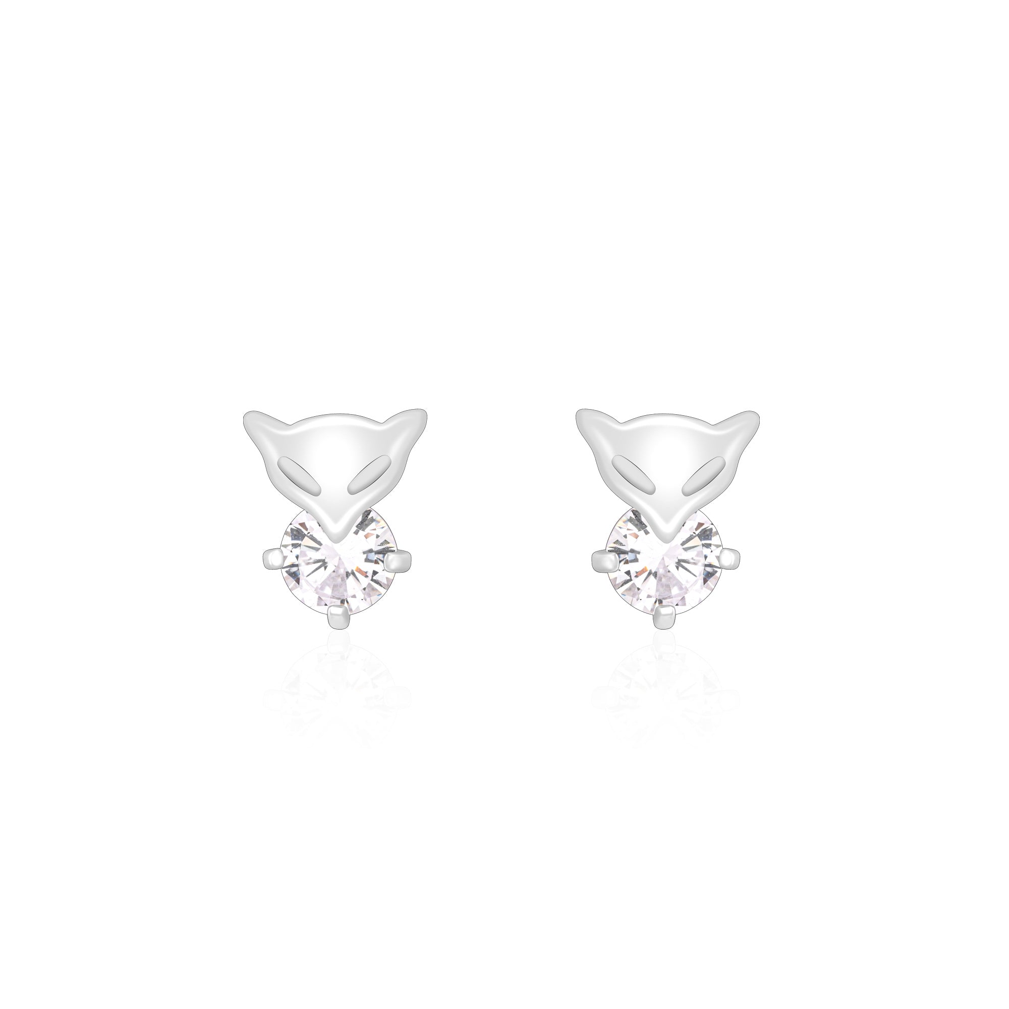 Fox Face Earrings