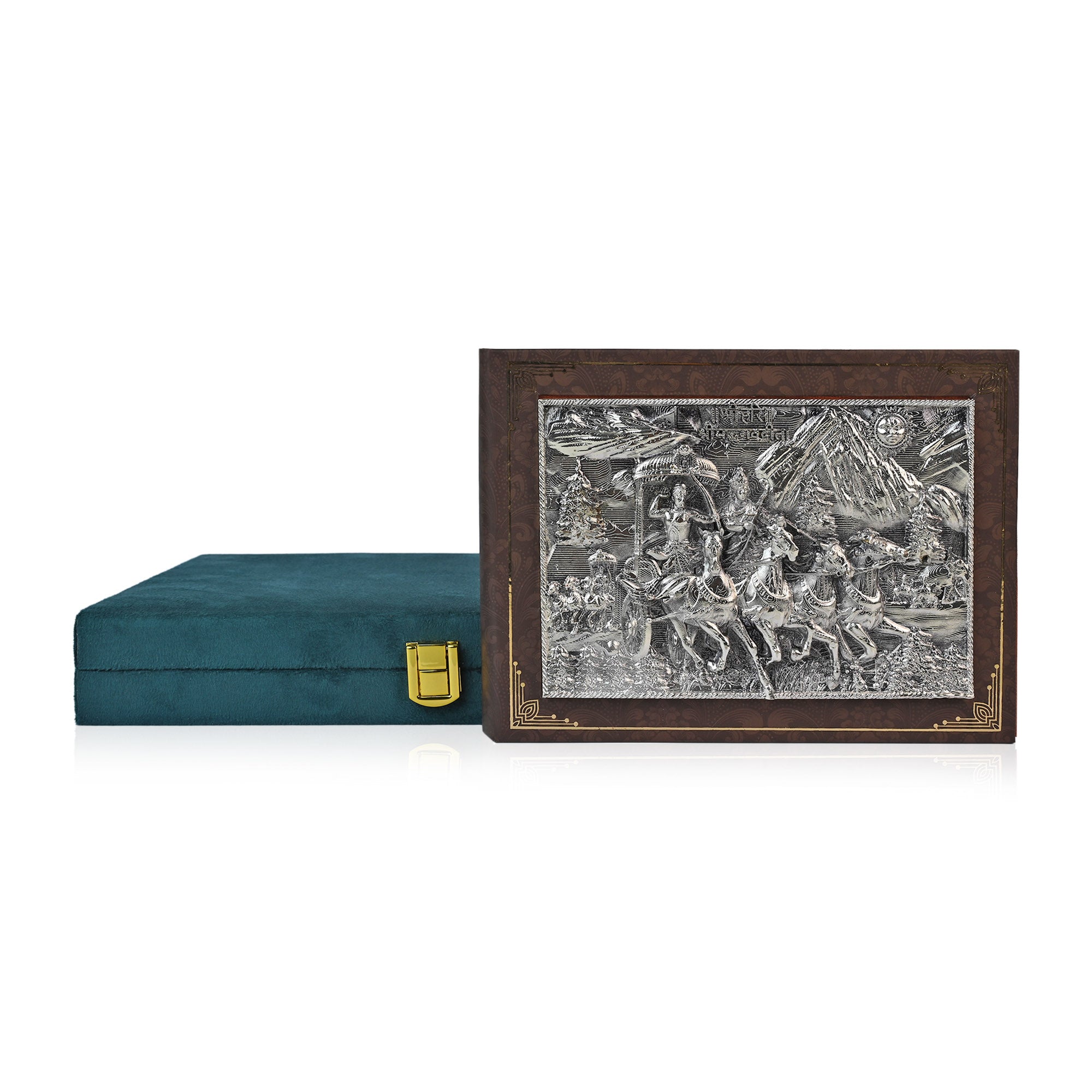 999 Silver Plated Shreemad Bhagavad Gita