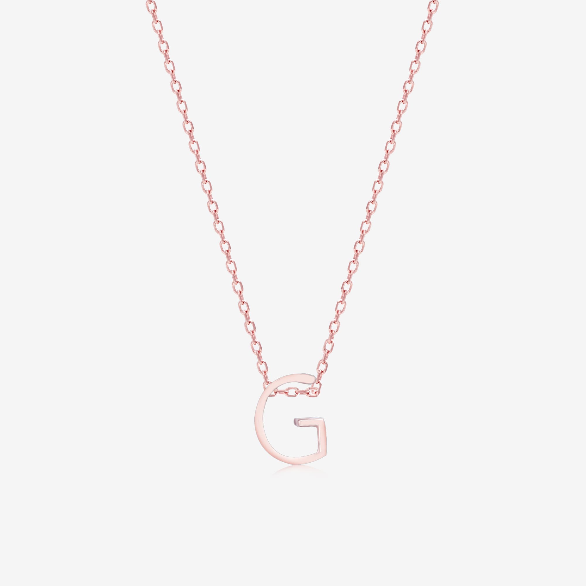 Gleaming G Initial Necklace