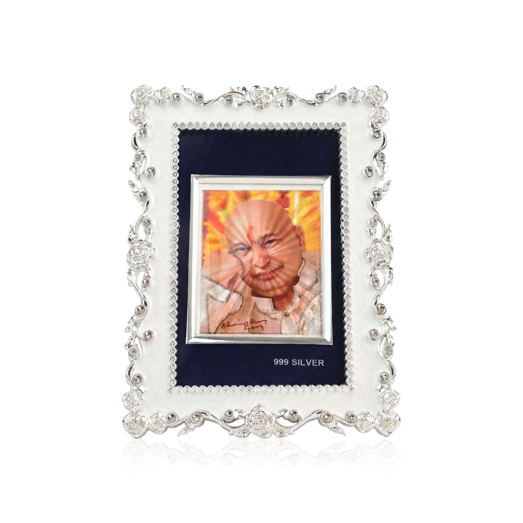 999 Silver Guruji Photo Frame