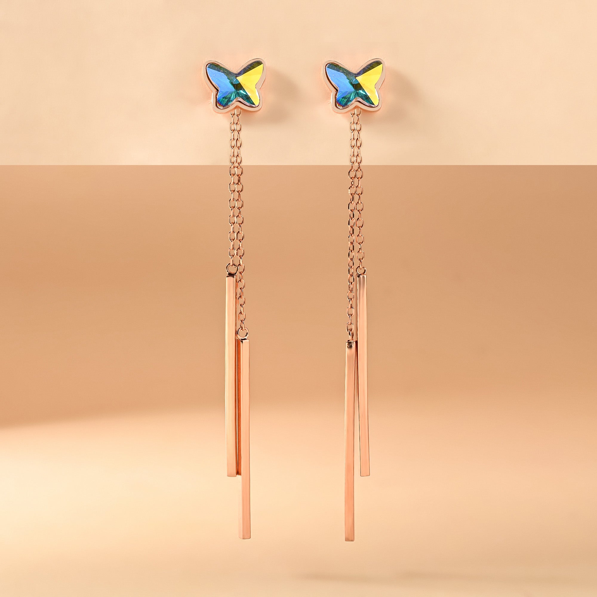 Butterfly Drop Earrings