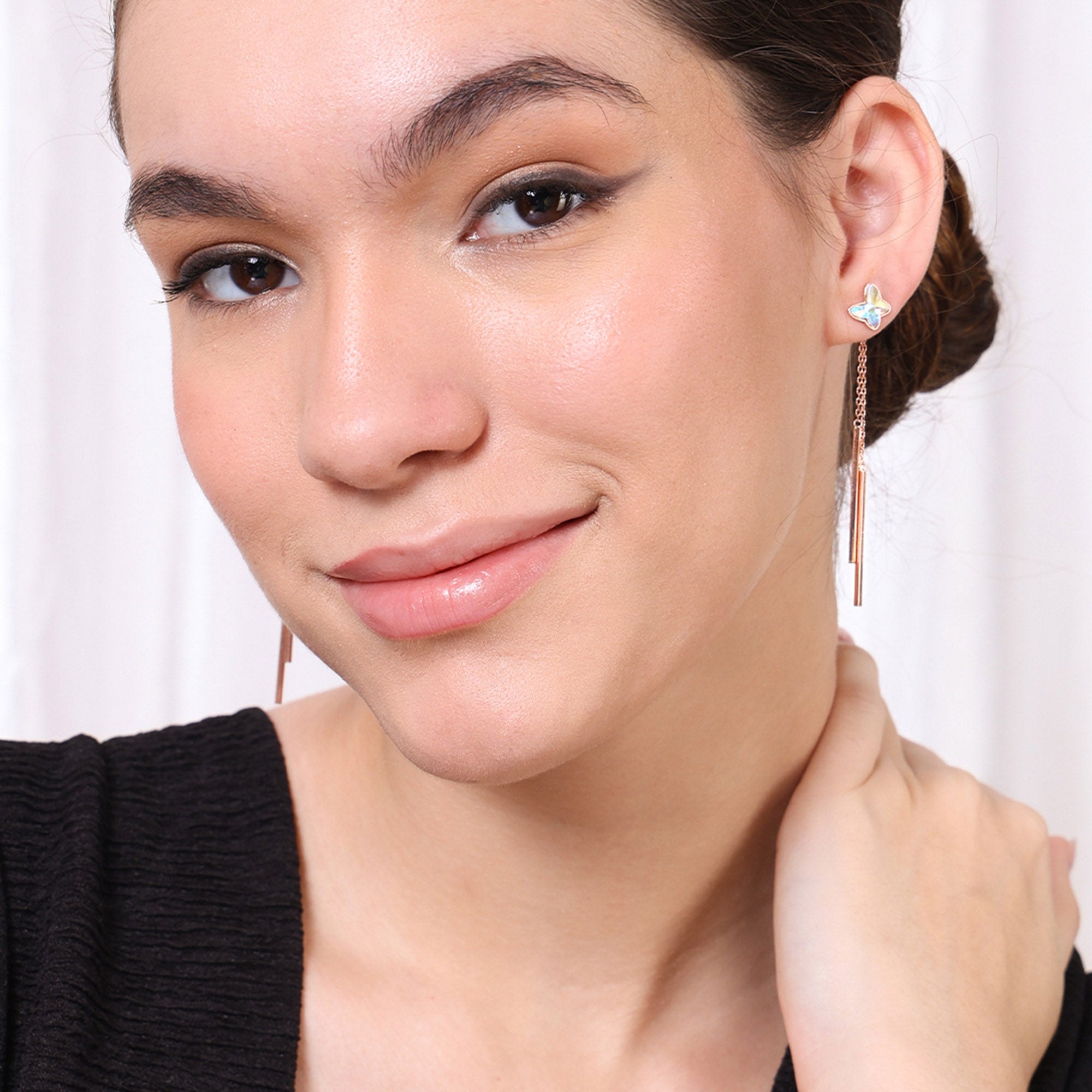 Butterfly Drop Earrings