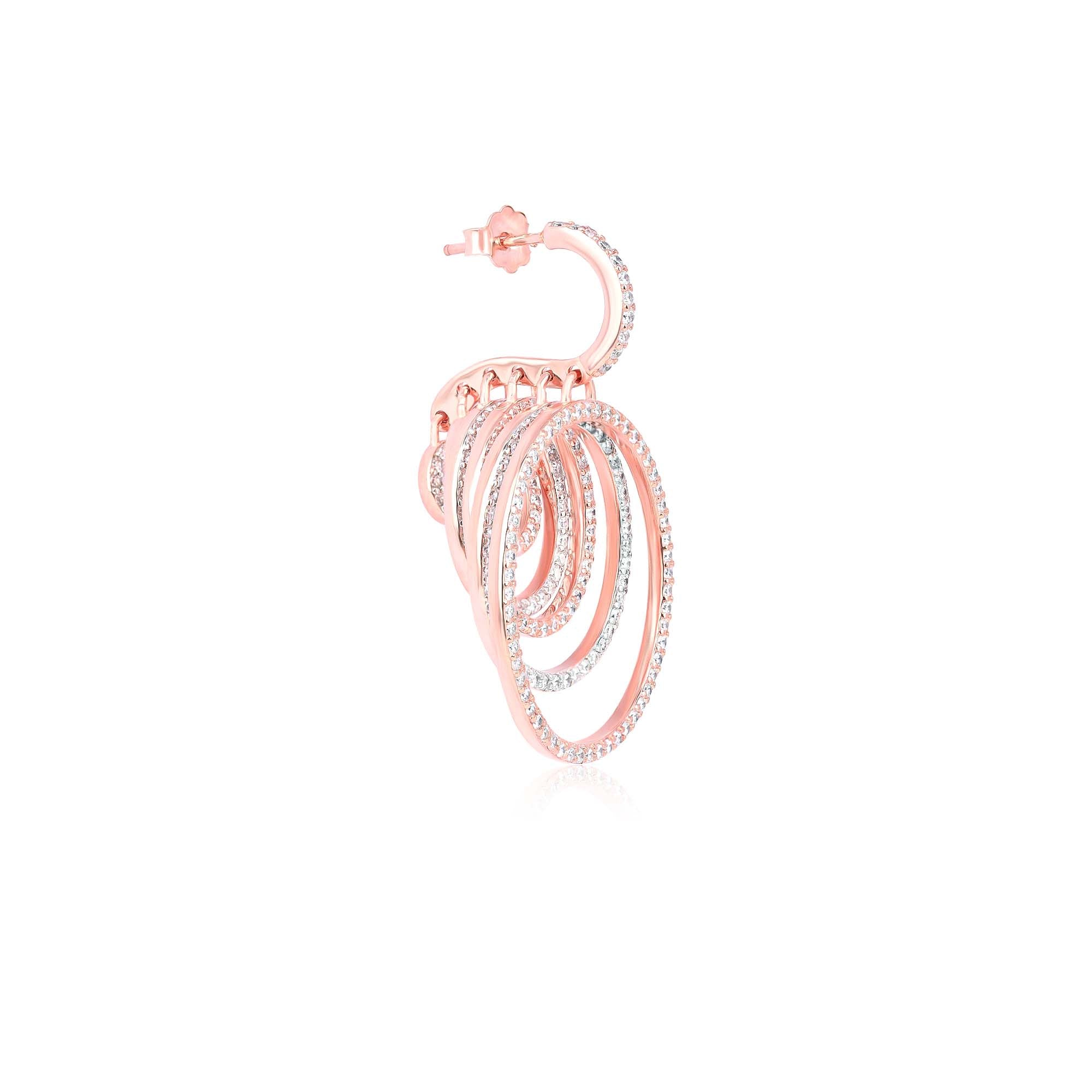 Harmony Hoop Dangler Earrings