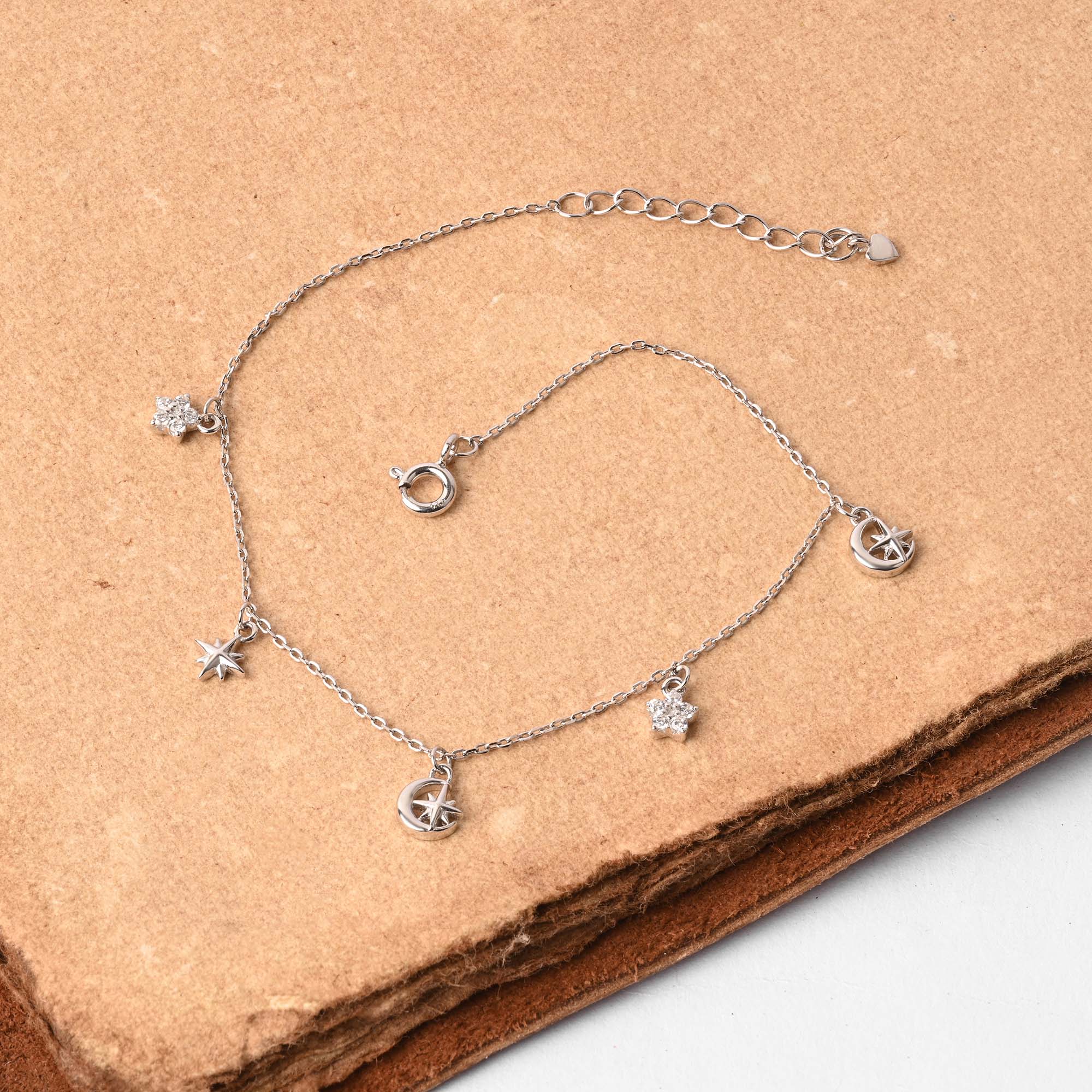 Moon & Star Charm Bracelet
