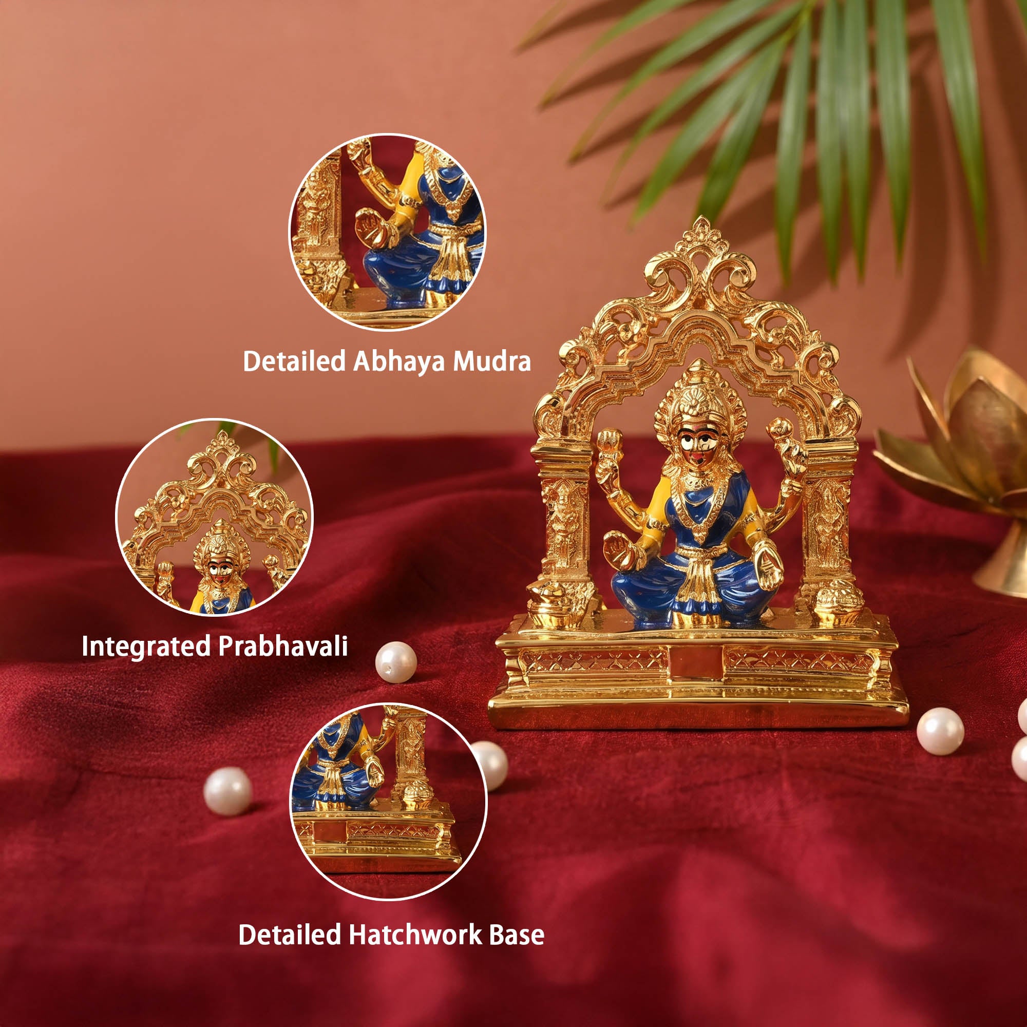 24K Gold Plated Lakshmi Arch Figurine