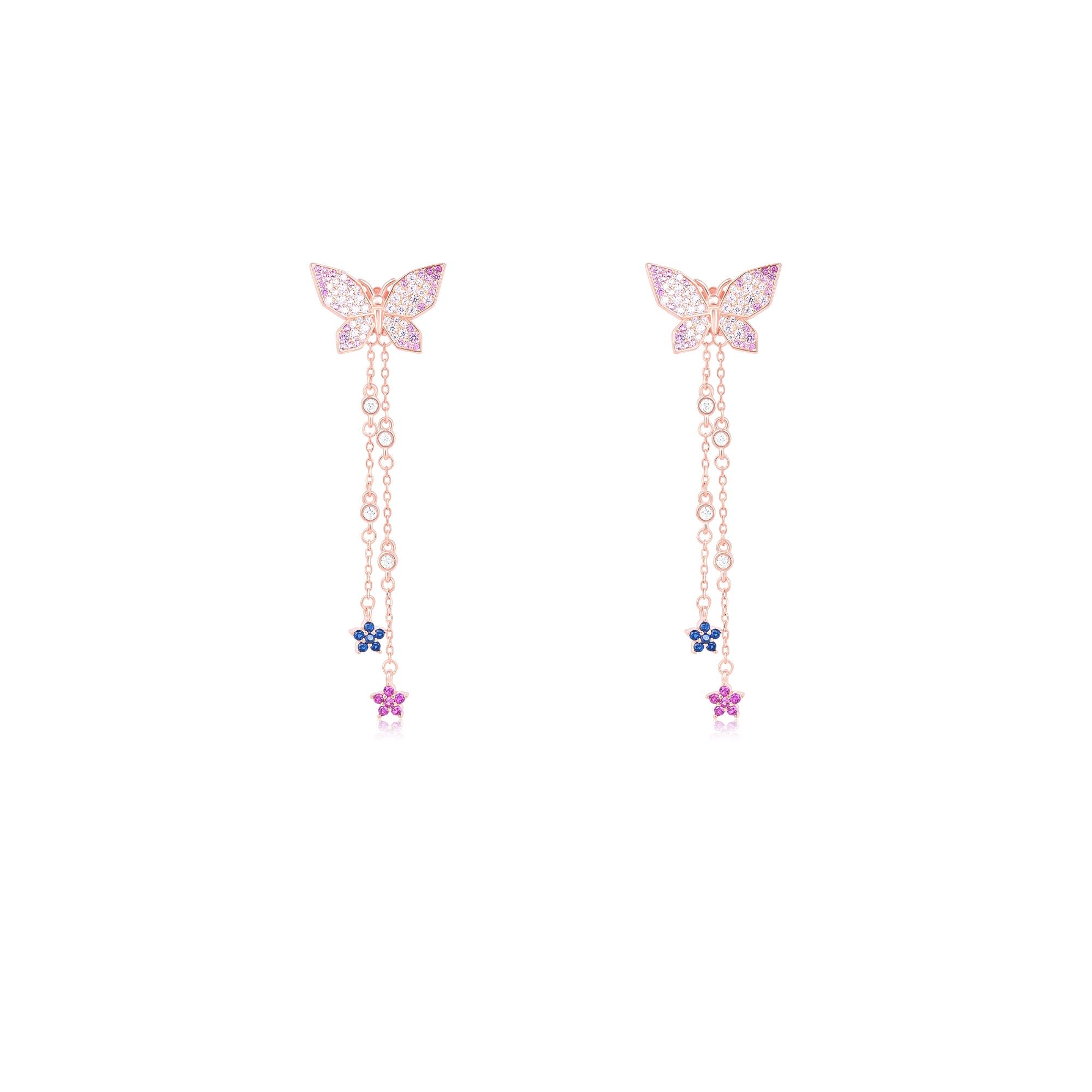 Drop Chain Butterfly Dangler