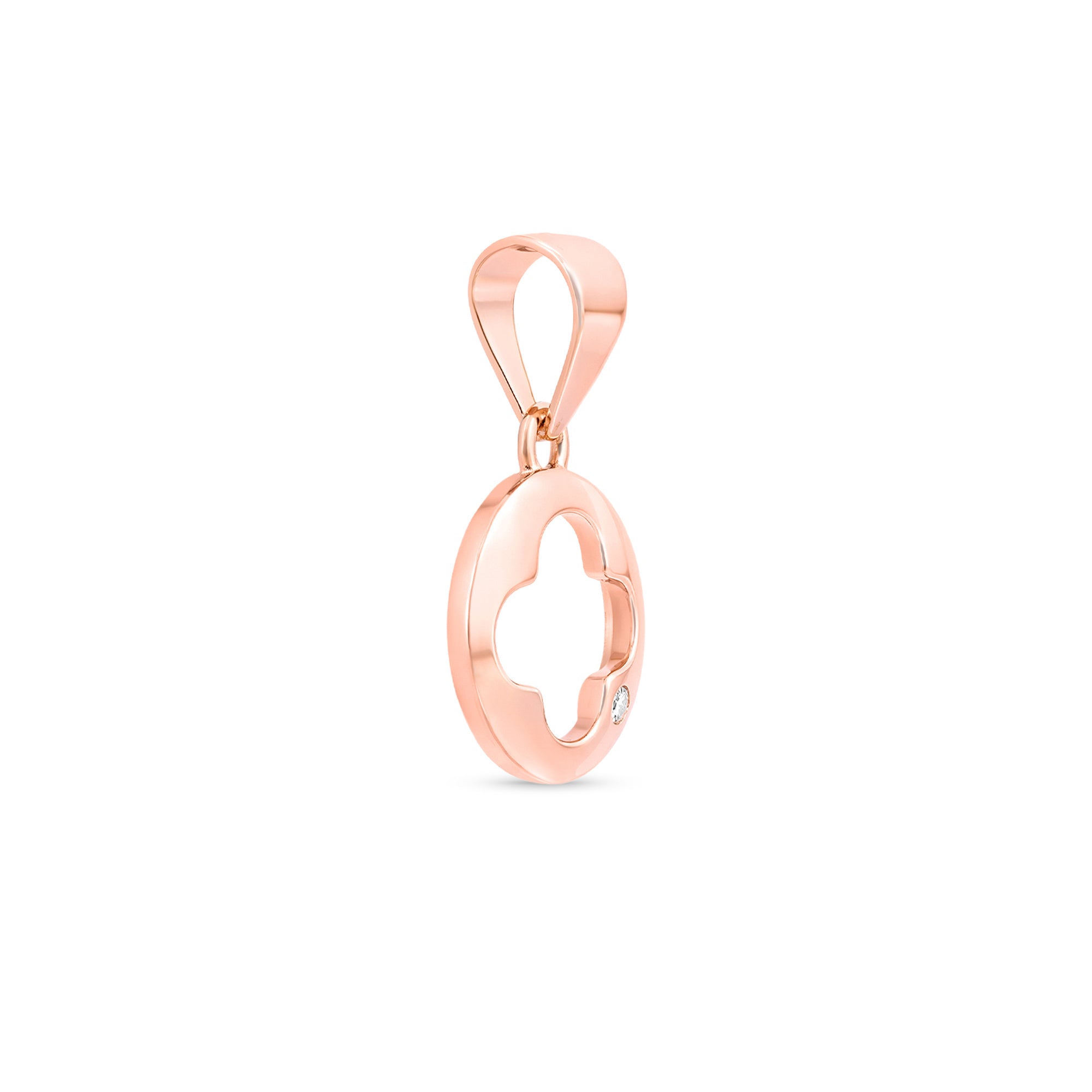 Minimal Clover Silver Pendant