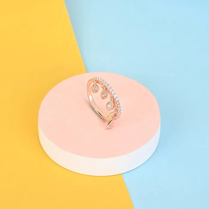 Rose Charmed Elegance Ring - Touch925