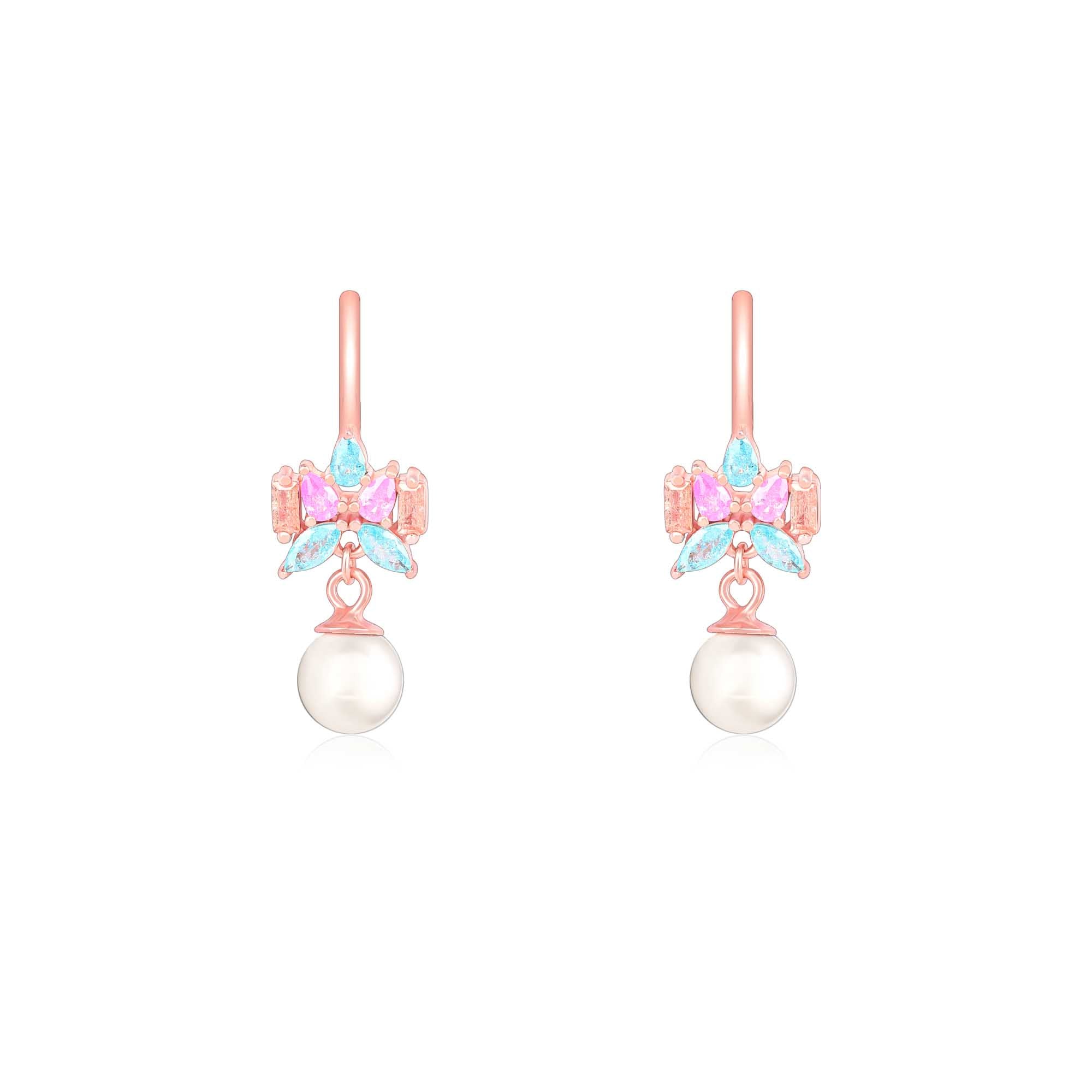 Pearl Drop Beads Earrings