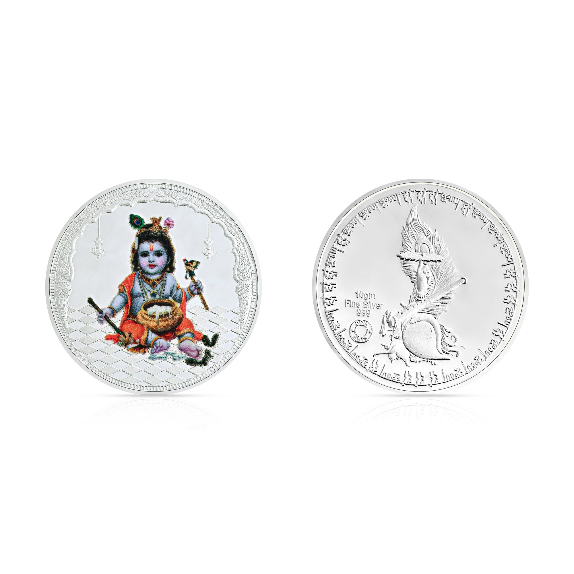 Pure 999 Silver 10g Bal Krishna Coin
