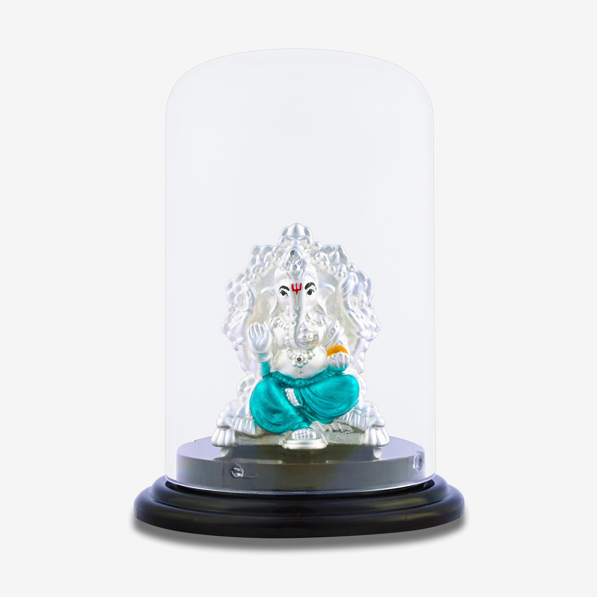 999 Silver Lord Ganesha Idol