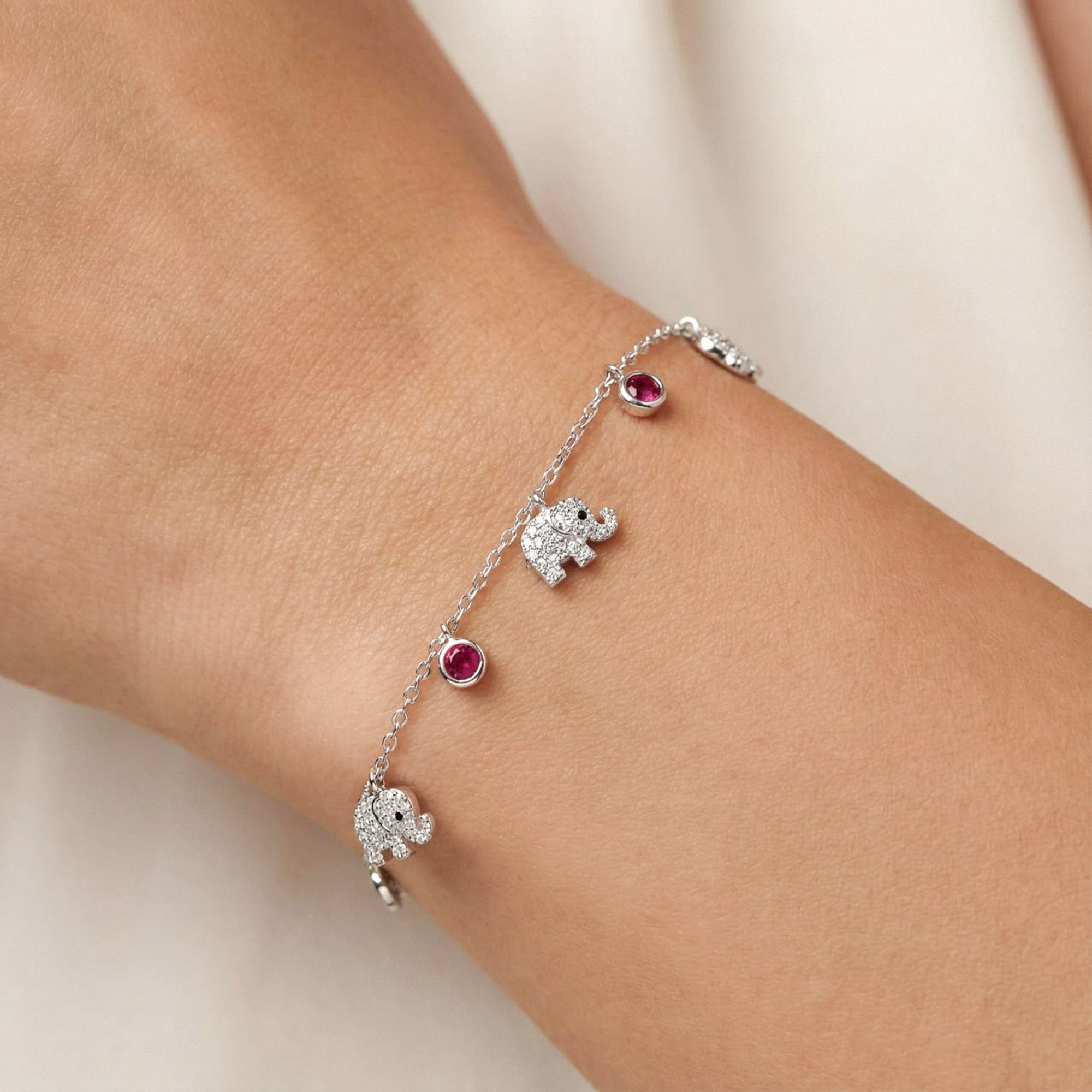 Elephant Charm Bracelet