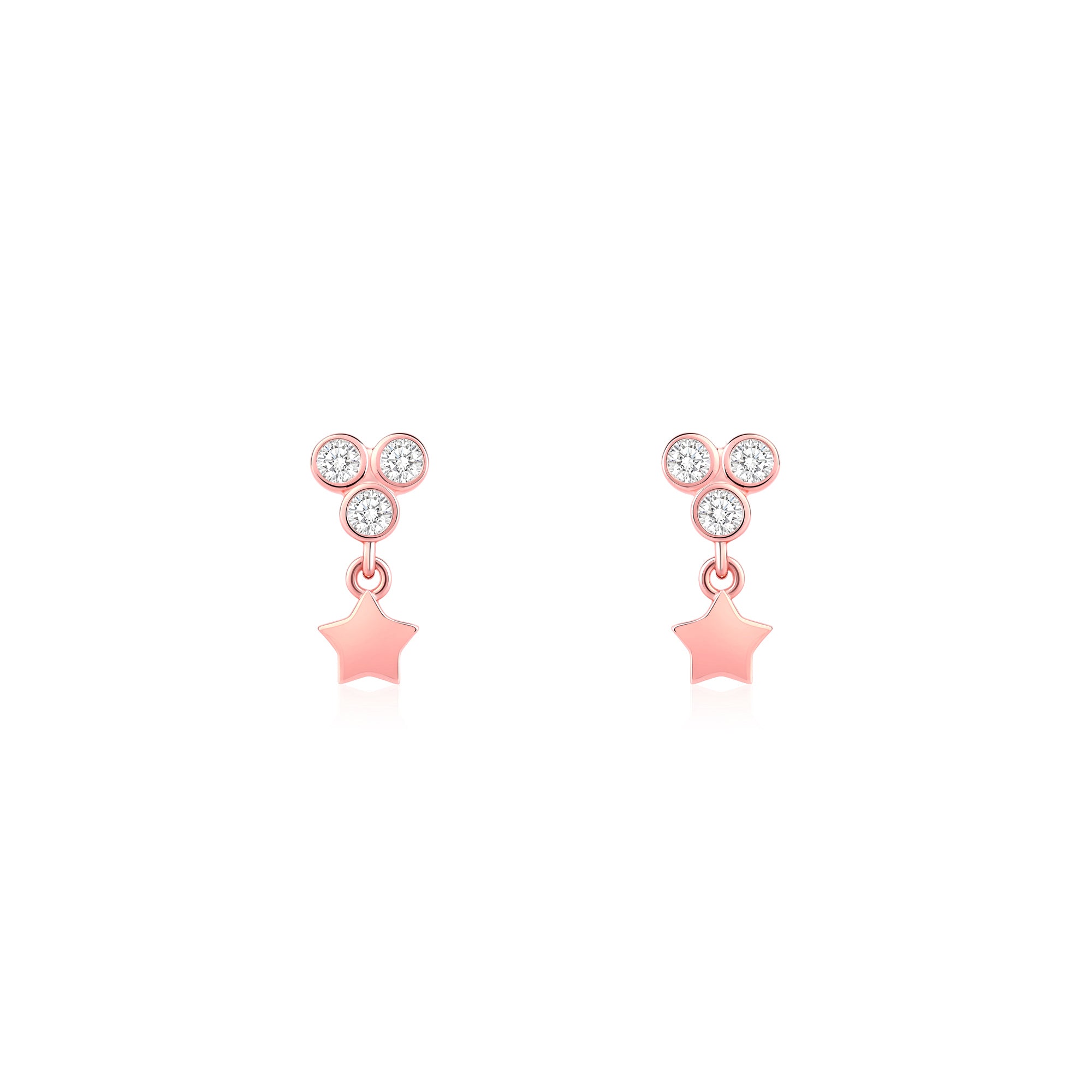 Star Dangle Stud Earring