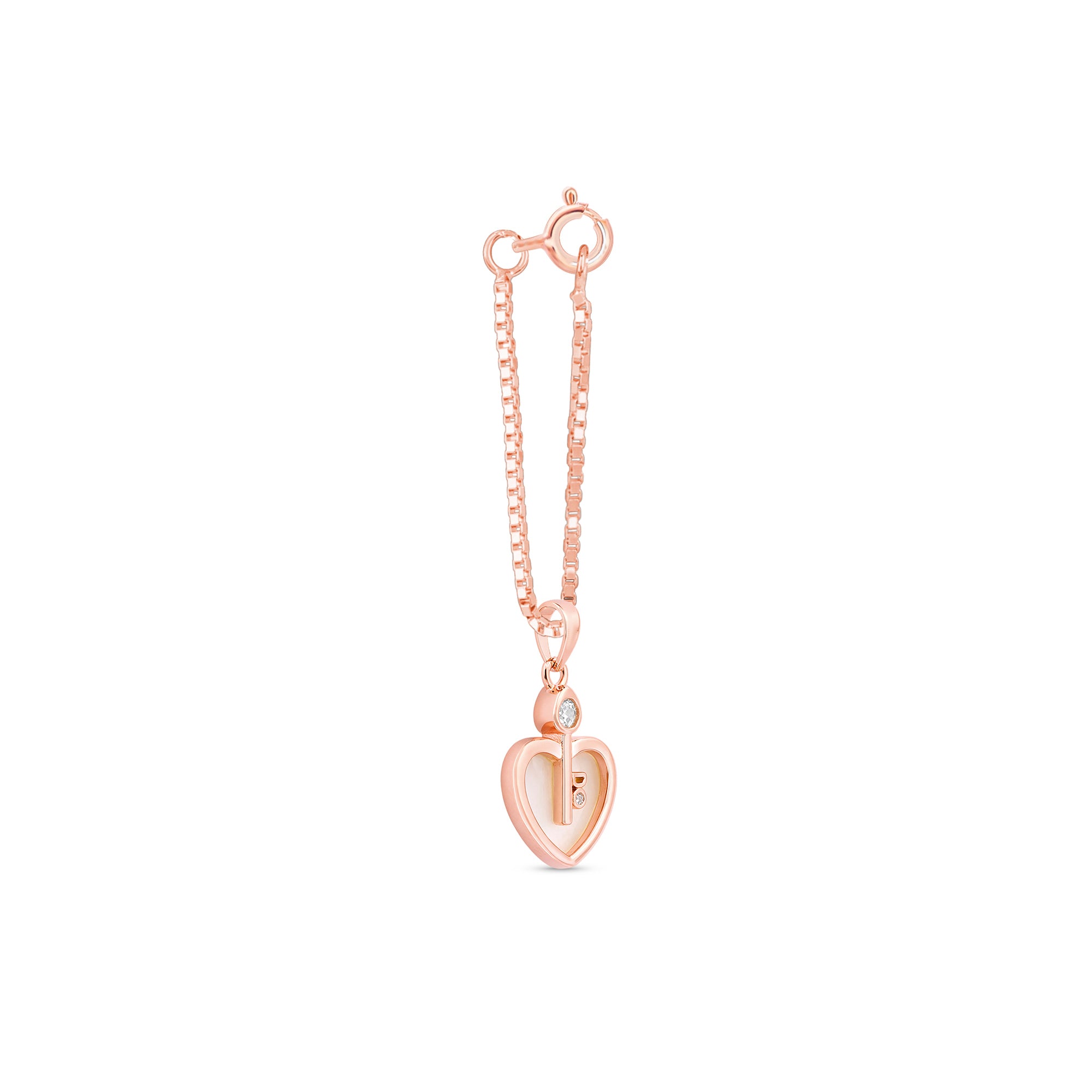 Secret Key Heart Charm