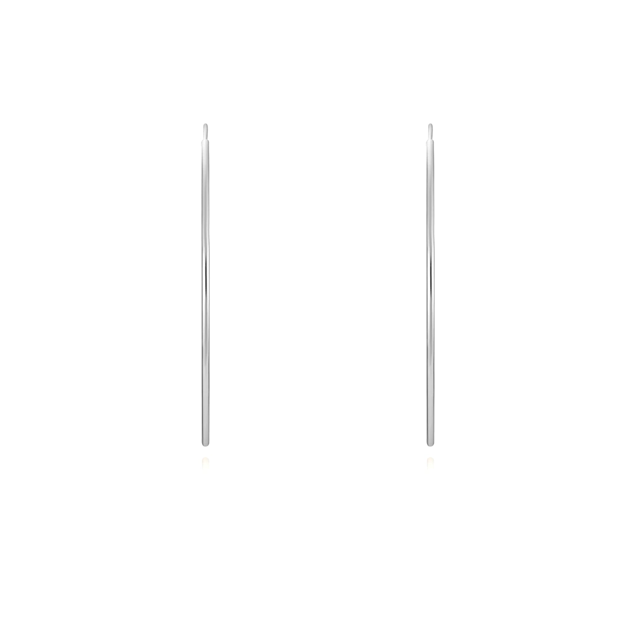 Solyn Silver Hoops