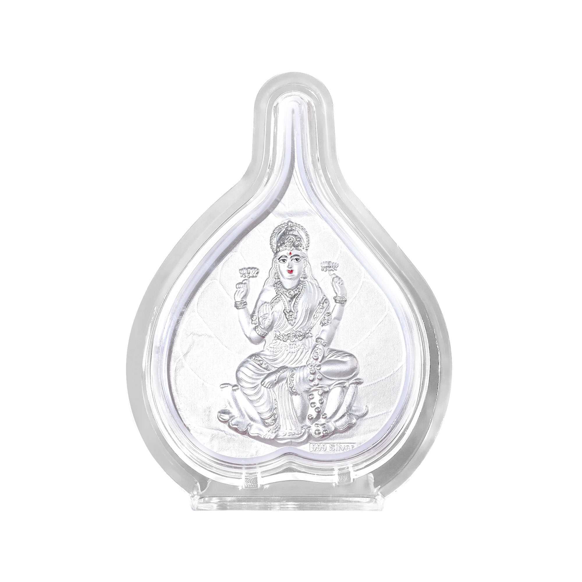 999 Silver Laxmi Ji Idol Frame