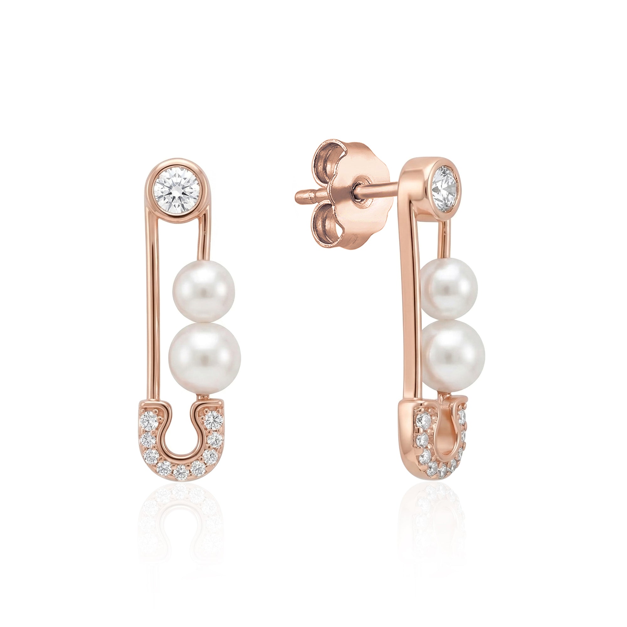 Pearl Pin Silver Studs