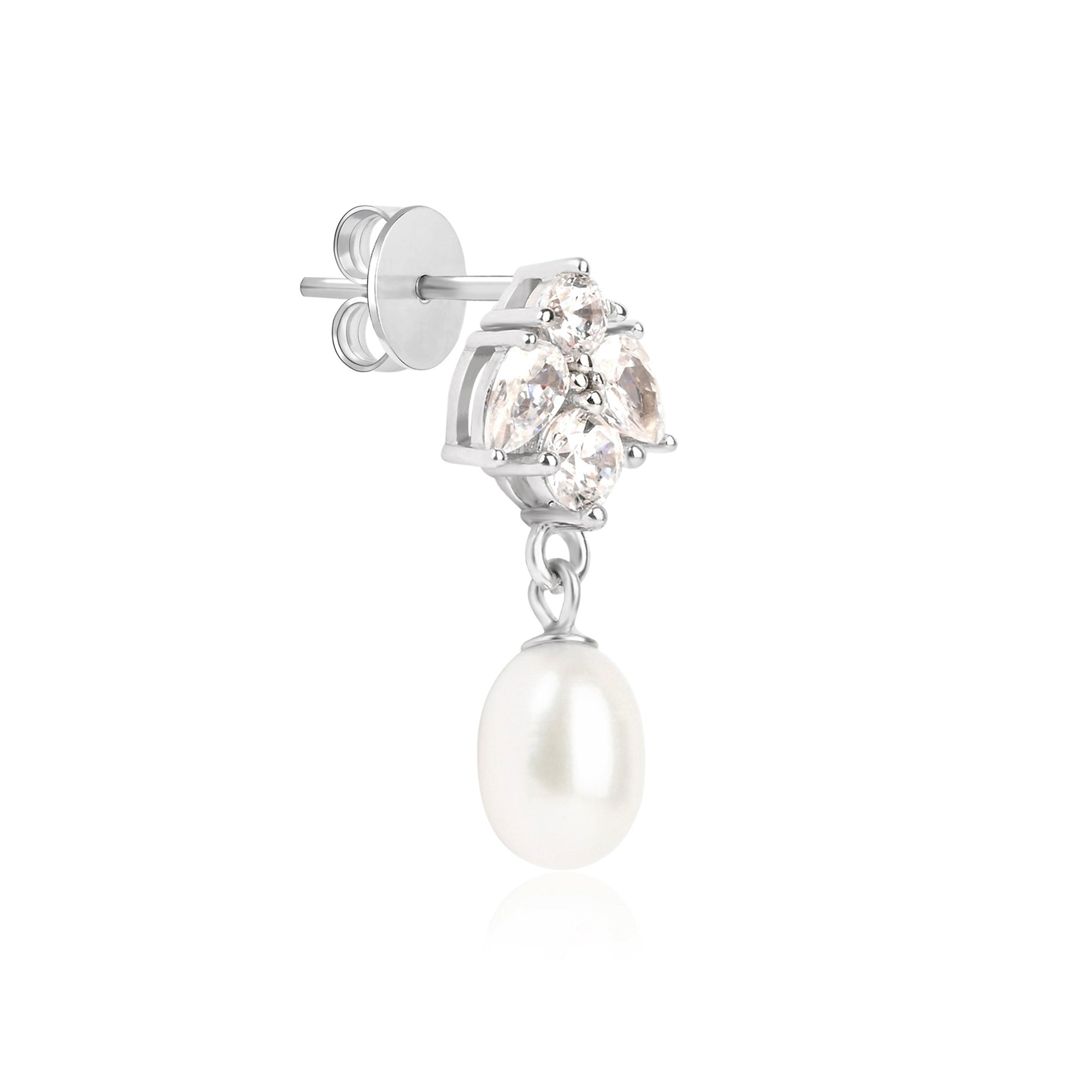Floral Pearl Earrings